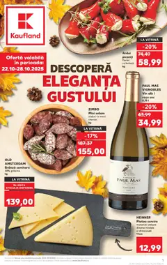 Ofertele Kaufland valabile de la 22.10.2025