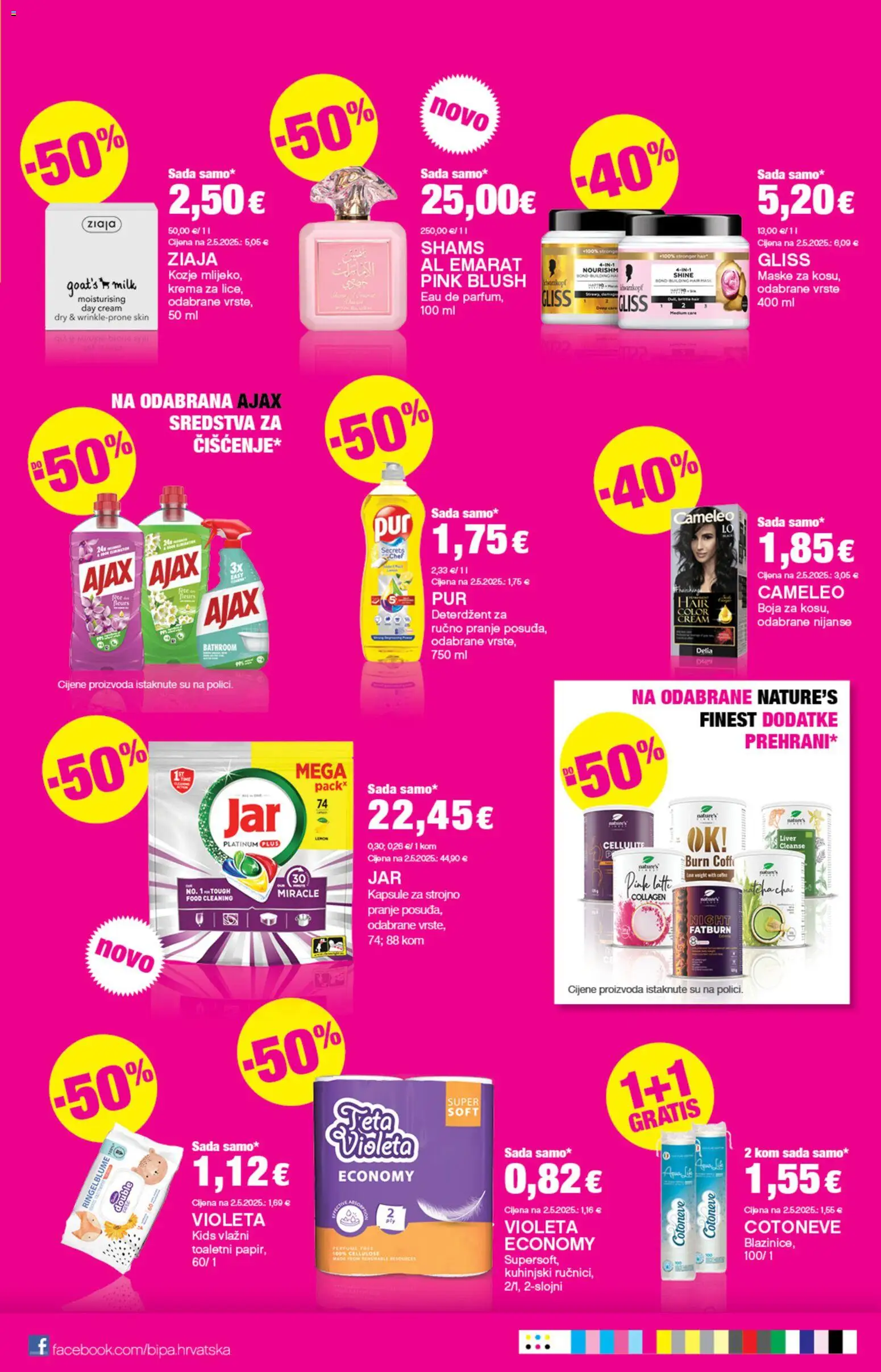 Bipa katalog | vrijedi od 19.02.2026 | Stranica: 17 | Proizvodi: Deterdžent, Jar, Violeta, Ajax