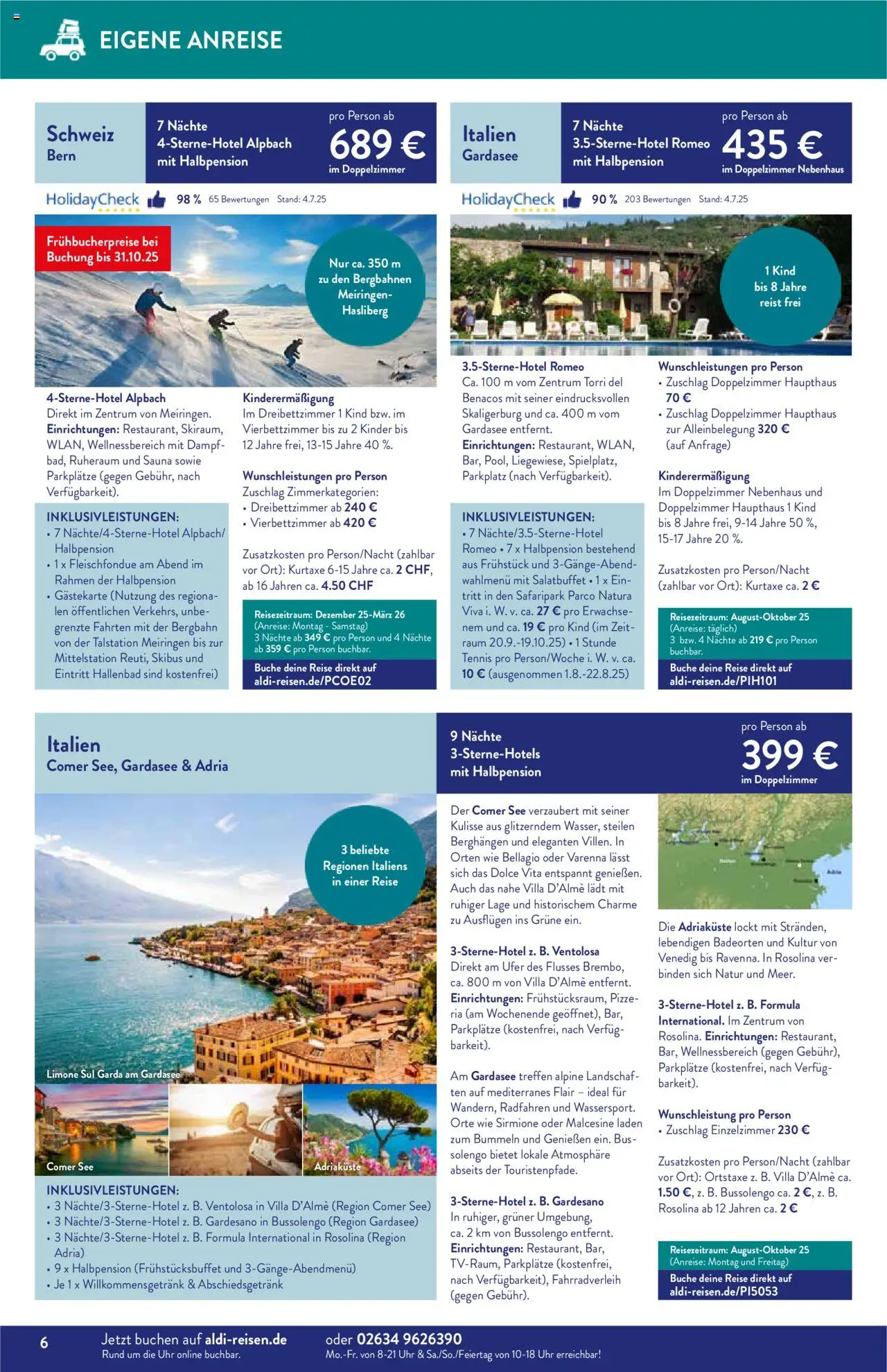 Aldi Reisen - Reise-Highlights - gültig ab dem 01.08.2025 | Seite: 6
