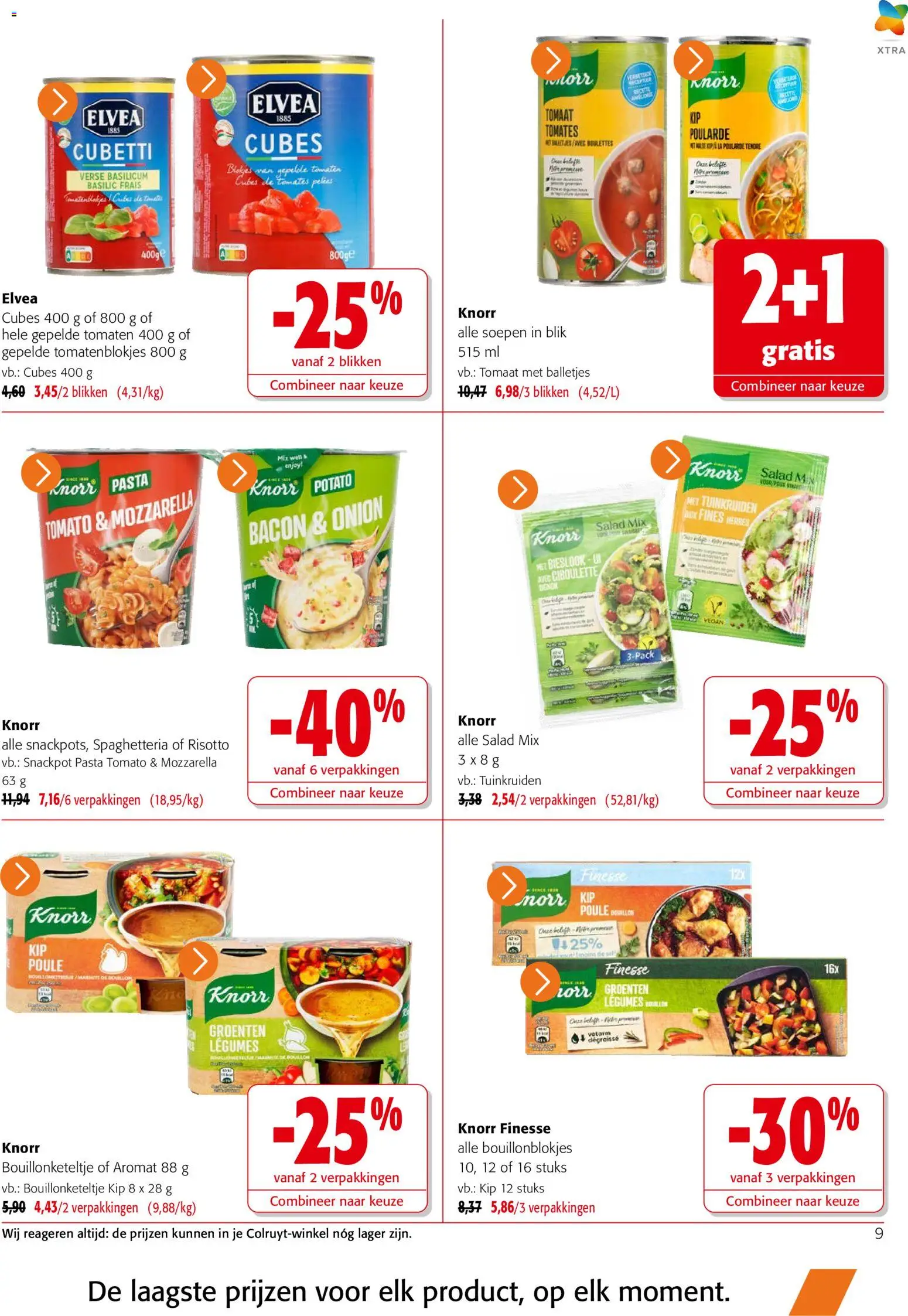 {H1} | Pagina: 9 | Producten: Tomaten, Bacon, Mozzarella, Groenten