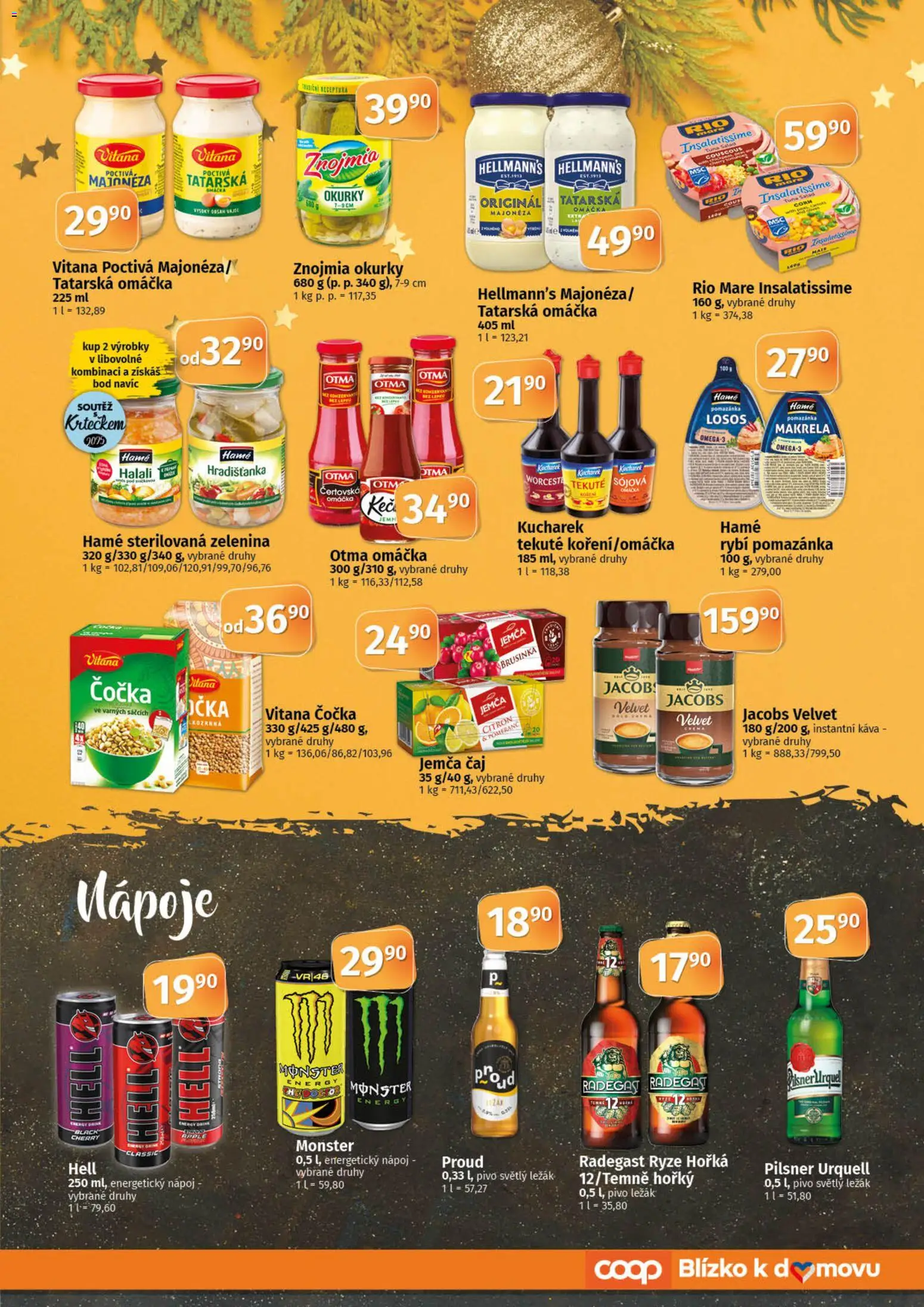 Trefa leták - COOP TIP TUTY menu od 17.12.2025 | Strana: 7 | Produkty: Čaj, Instantní káva, Okurky, Pilsner Urquell