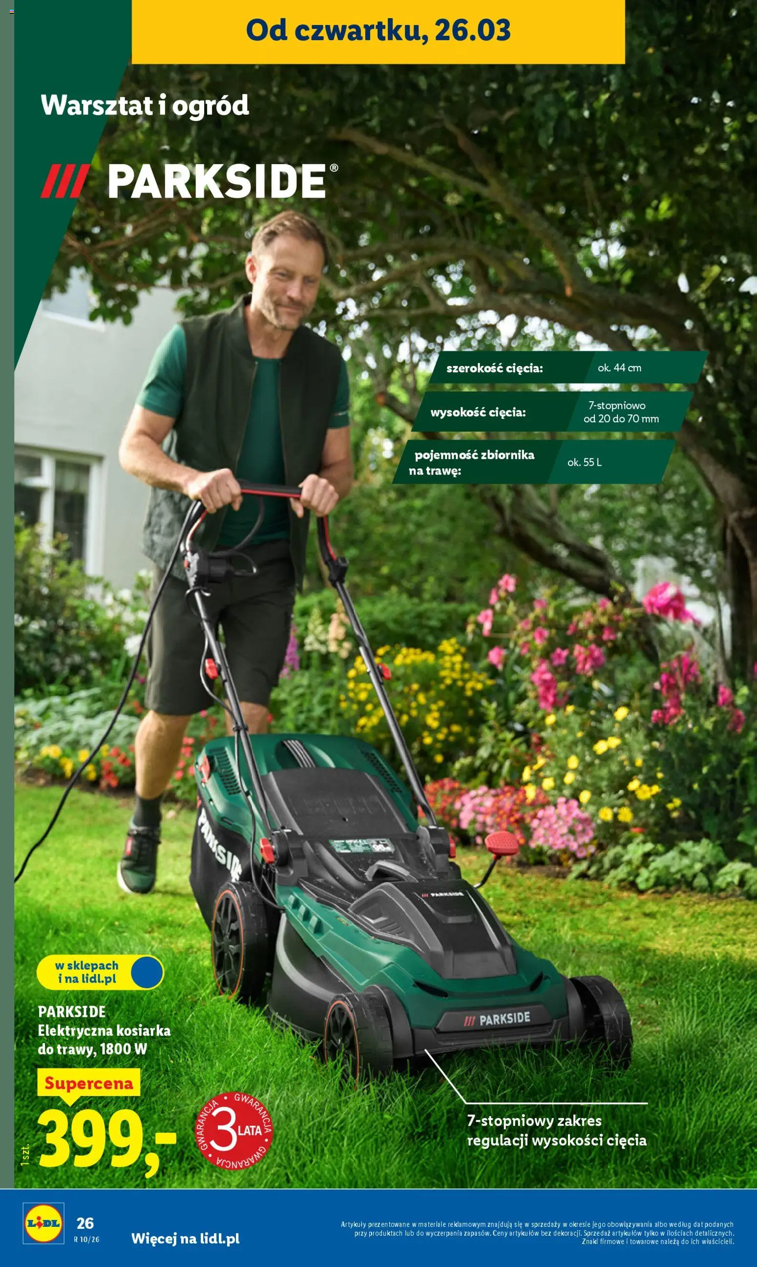 Lidl Polsko leták od 26.03.2026 | Strana: 26 | Produkty: Parkside