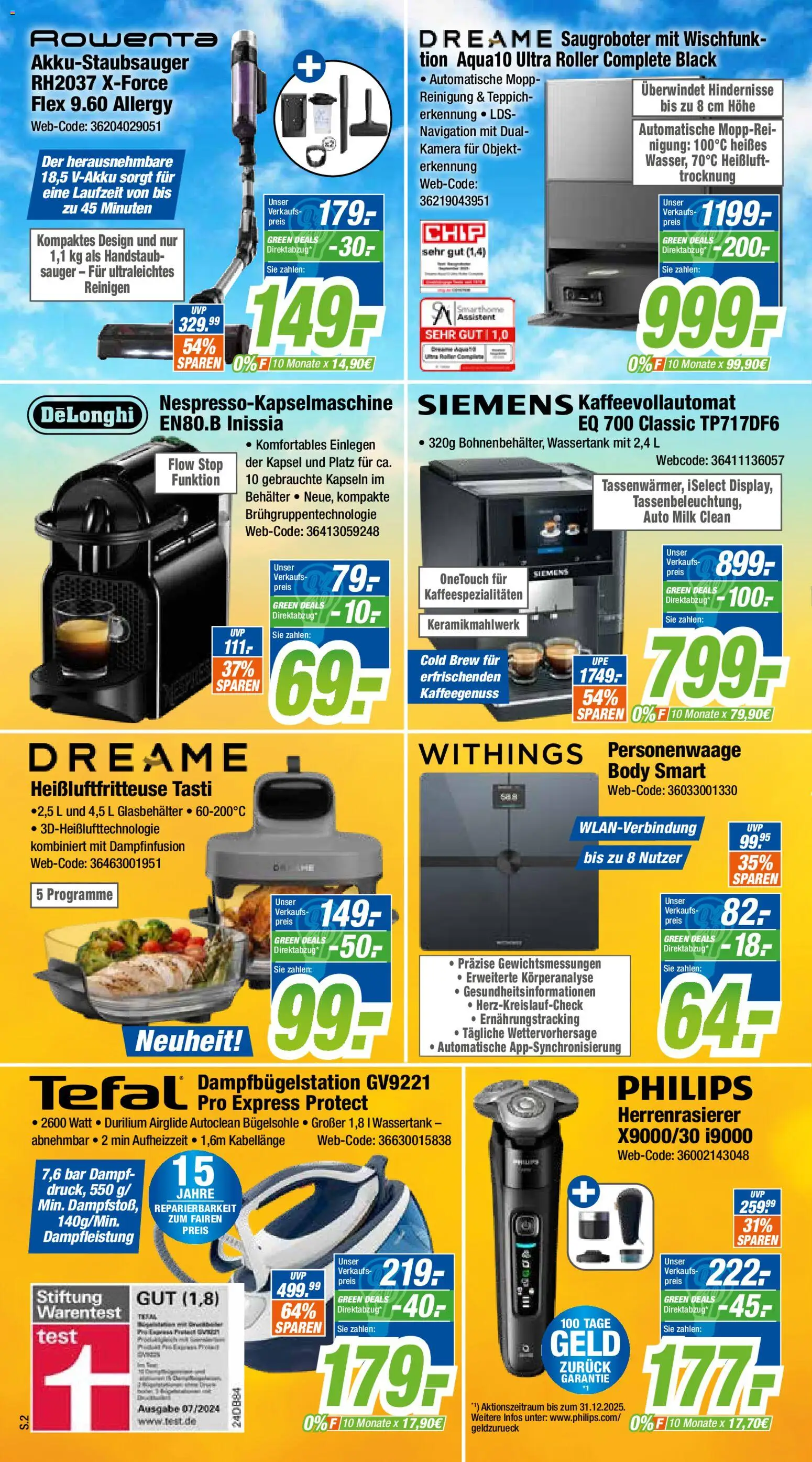 Expert Giessen – gültig ab 12.01.2026 | Seite: 2 | Produkte: Philips, Navigation, Kaffeevollautomat, Heißluftfritteuse