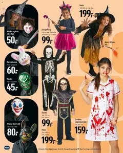 Føtex - Halloween gyldig fra 10.10.2025 | Side: 6 | Produkter: Maske, Nederdel, Hat