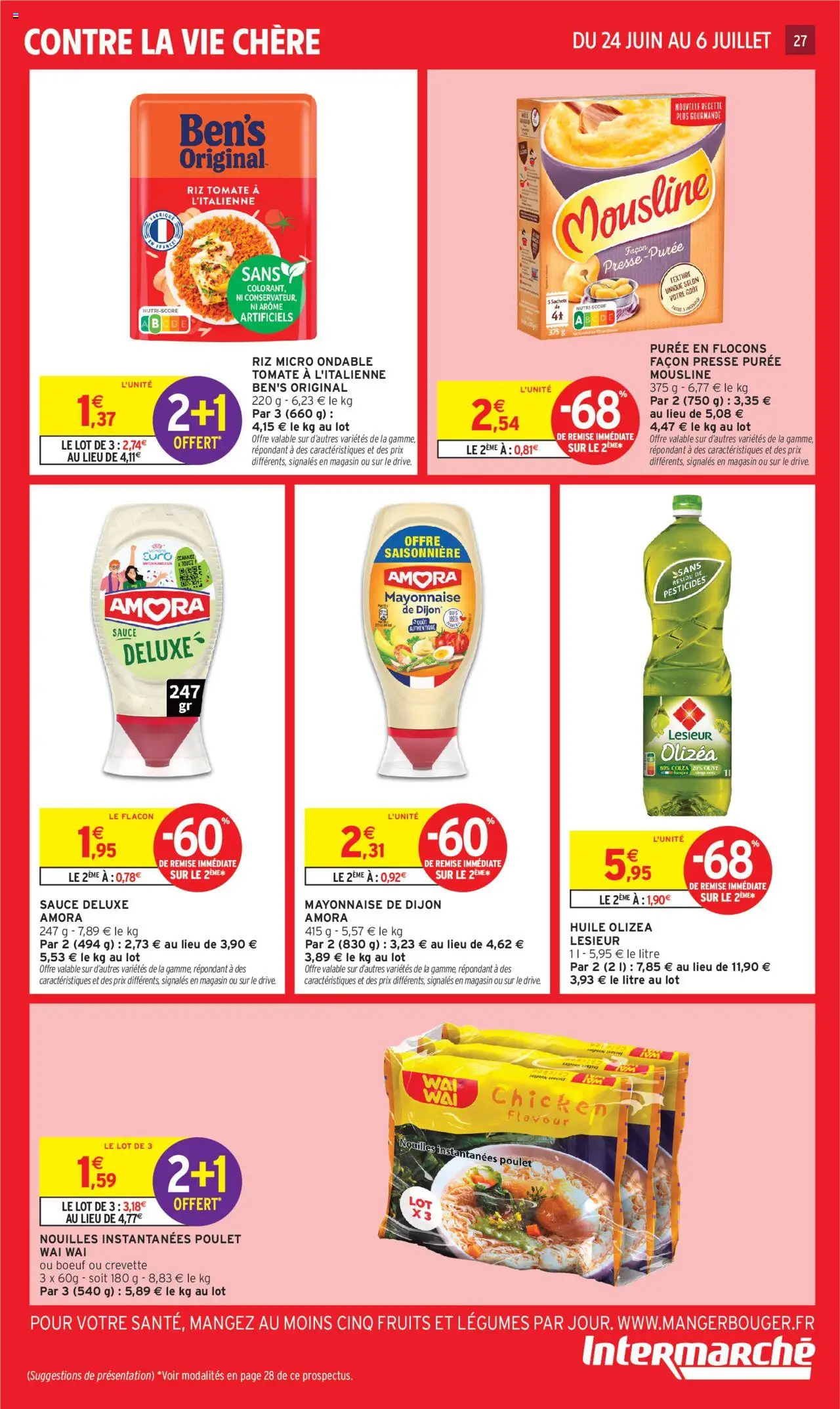  | Page: 29 | Produits: Flocons, Presse purée, Mayonnaise, Huile