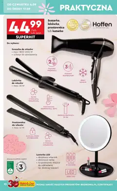 Biedronka gazetka - Hity i inspiracje od 01.09.2025 | Strona: 34 | Produkty: Suszarka, Baterie, Suszarka do włosów, Prostownica