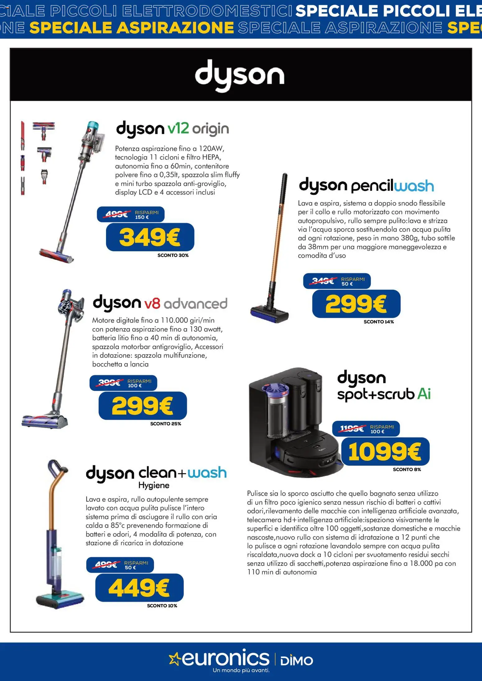 Volantino Euronics del 06.04.2026 | Pagina: 15 | Prodotti: Spazzola, Rullo, Contenitore, Batteria
