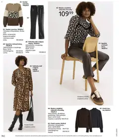 Pogląd oferty "BonPrix Katalog - Sielankowy romantyzm" - ważna od 17.11.2025 | Strona: 72 | Produkty: Bluzka, Sweter, Spodnie, Sukienka