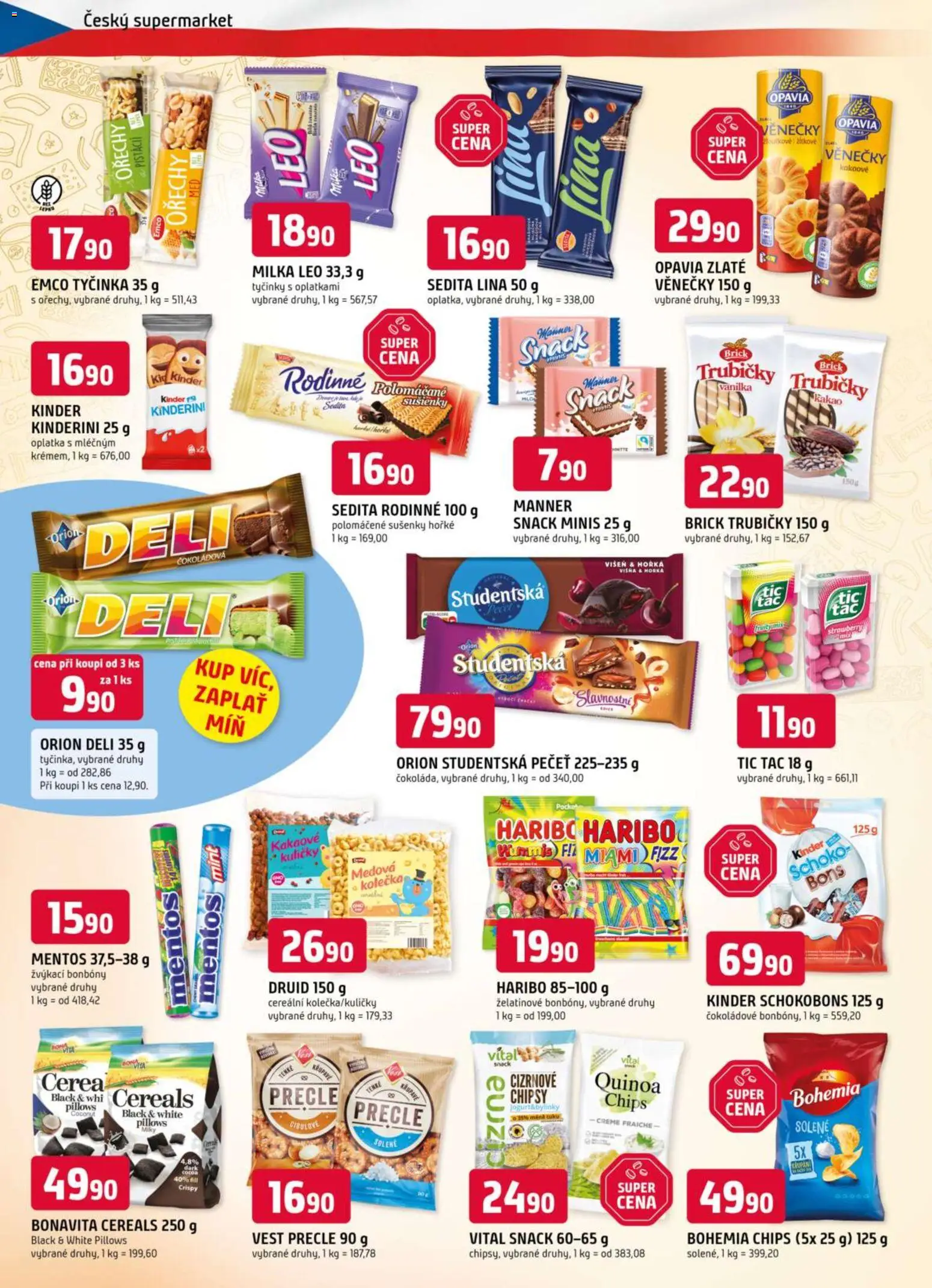 Trefa leták od 18.03.2026 | Strana: 6 | Produkty: Haribo, Studentská pečeť, Tác, Creme fraiche