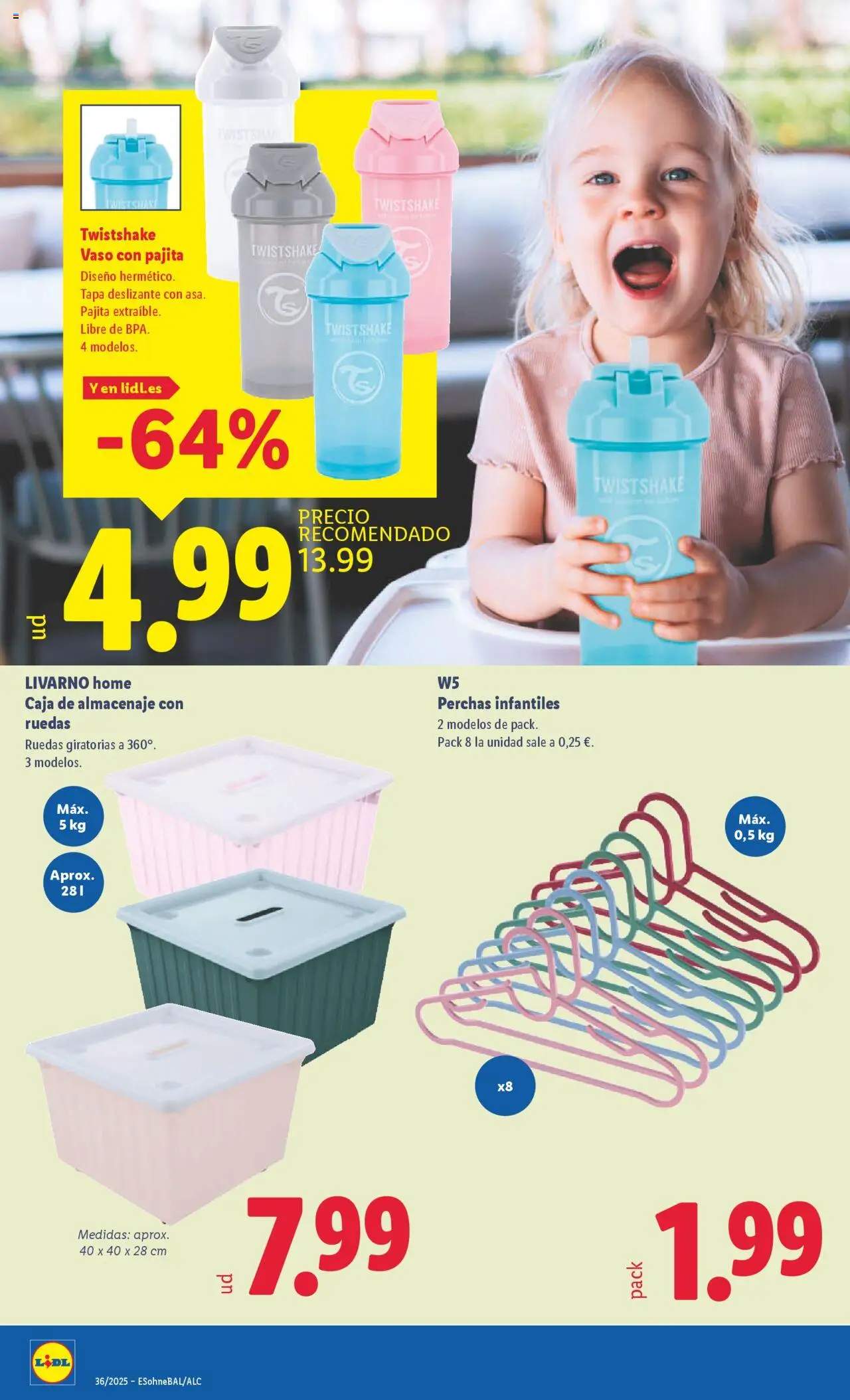 Lidl folleto de bazar │ válido desde el 01.09.2025 | Página: 20 | Productos: Almacenaje, Caja