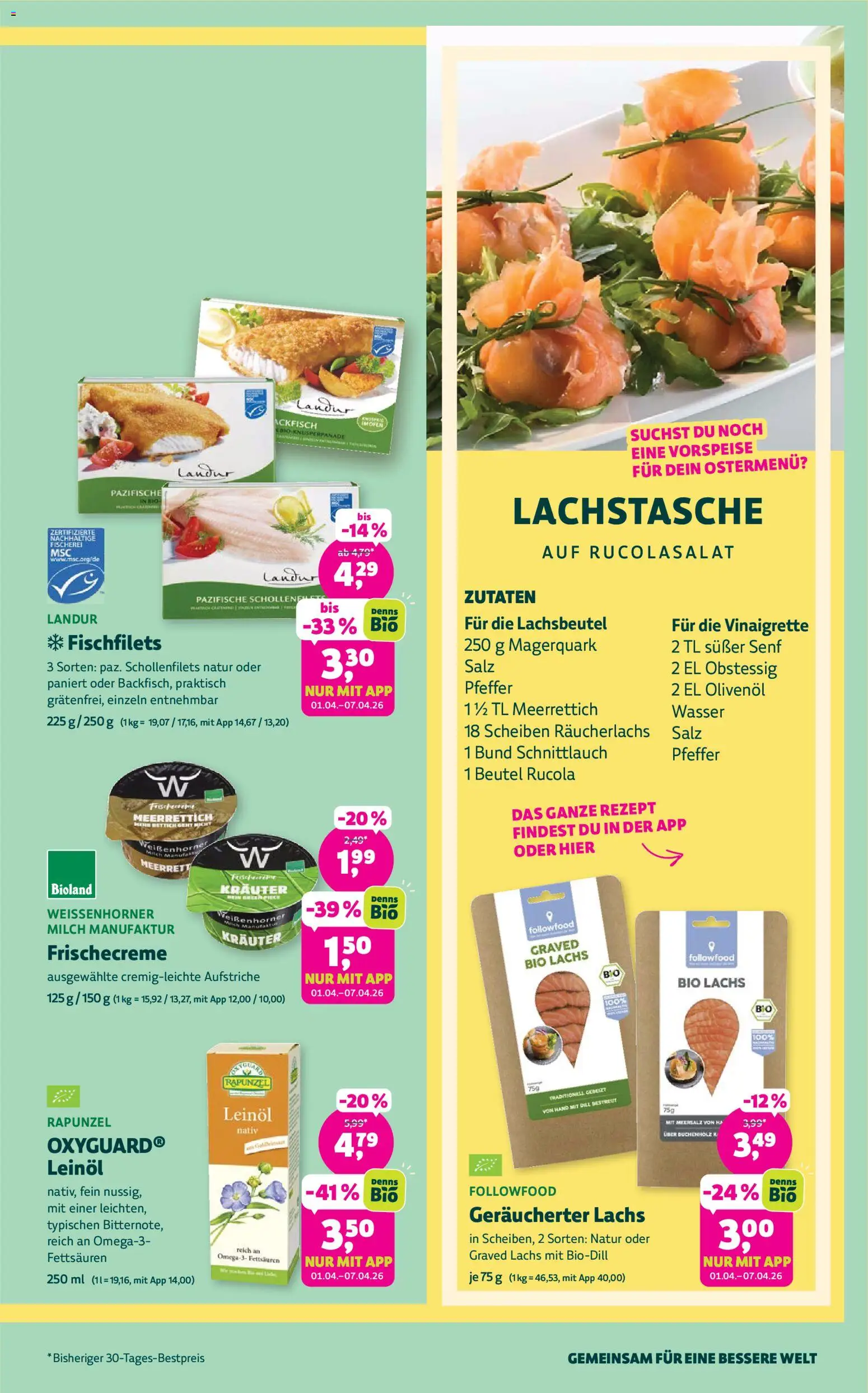 BioMarkt Prospekt 	 – gültig ab 25.03.2026 | Seite: 3 | Produkte: Milch, Lachs, Magerquark, Dill