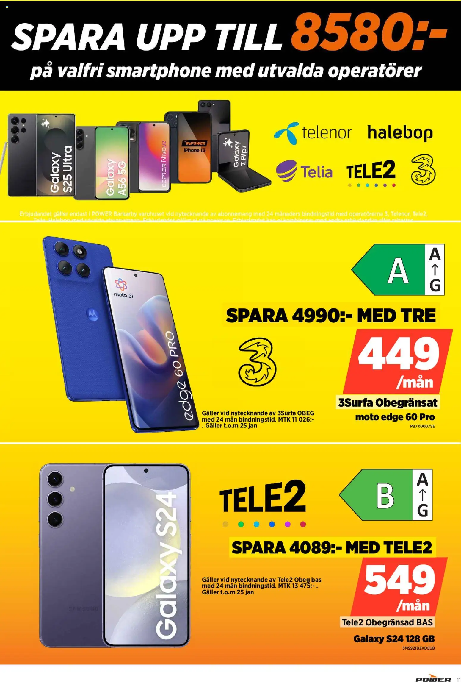 Power reklamblad aktuell från 05.01.2026 | Sida: 11 | Produkter: Galler, Smartphone