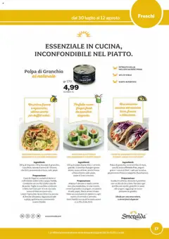 Volantino Sogegross del 30.07.2025 | Pagina: 17 | Prodotti: Yogurt, Acqua, Limone, Pesca