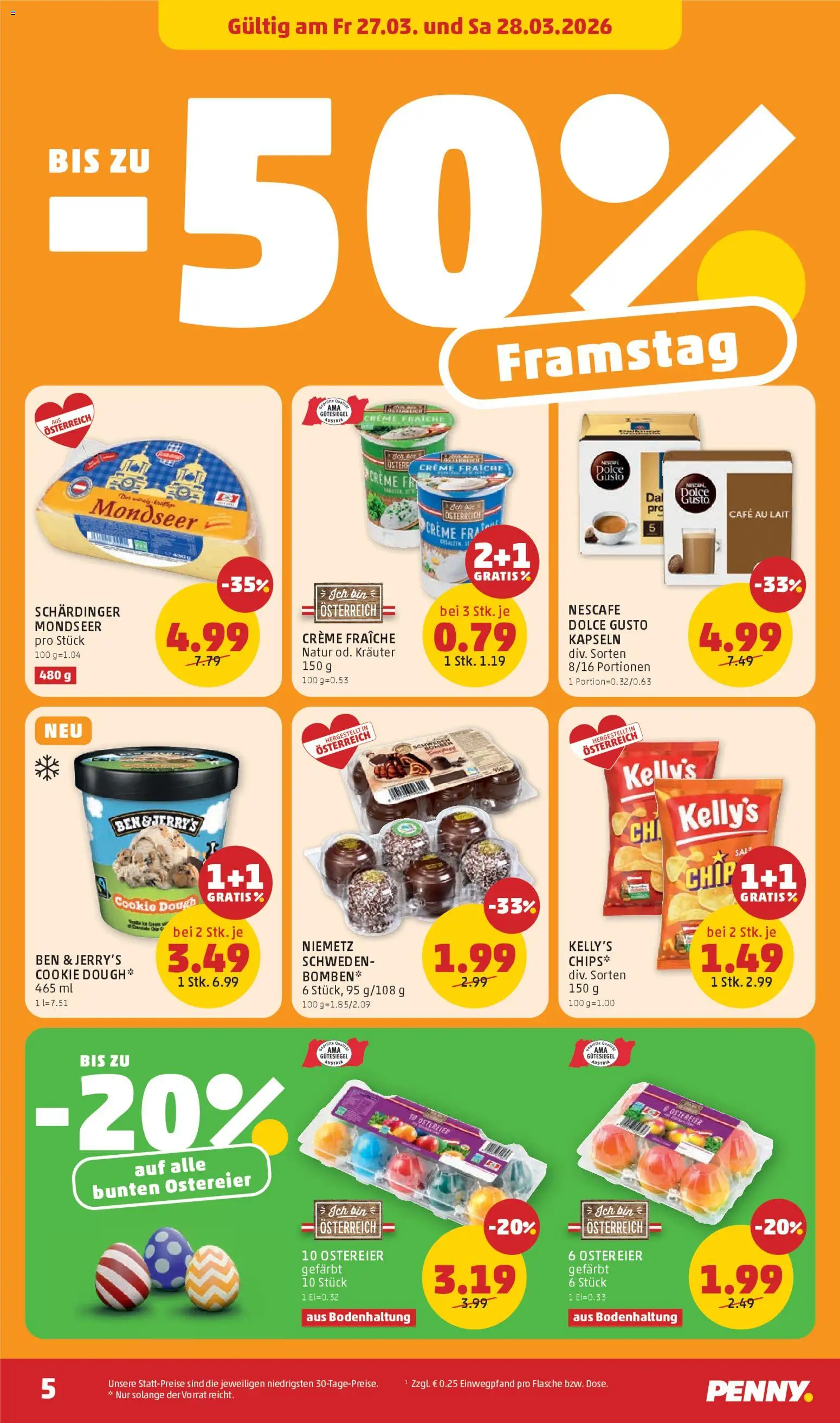 Die besten Angebote | Penny Markt - Flugblatt ab 26.03.2026 | - Jetzt stöbern! | Austria