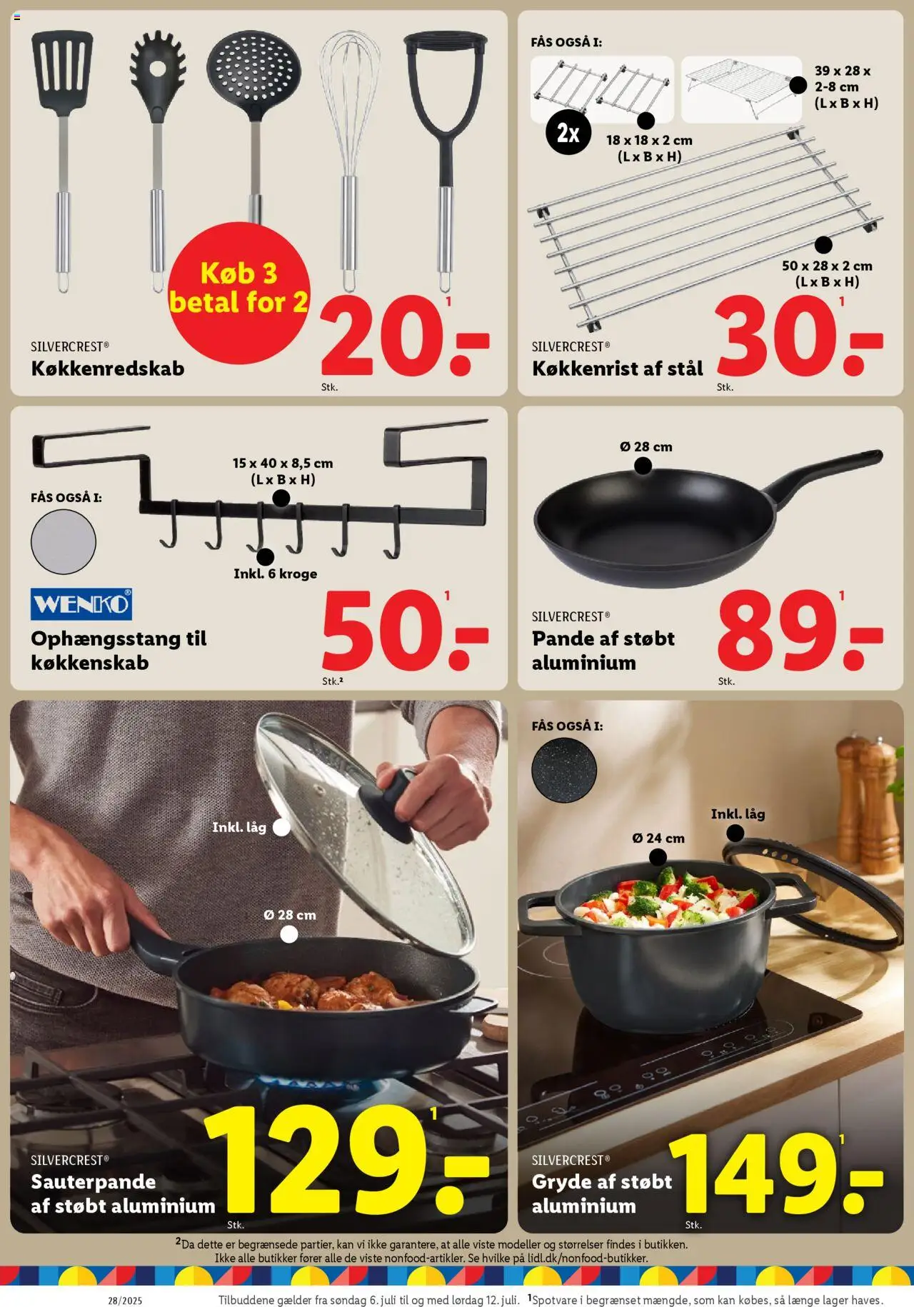 Lidl Tilbudsavis gyldig fra 06.07.2025 | Side: 18 | Produkter: Søm, Grill