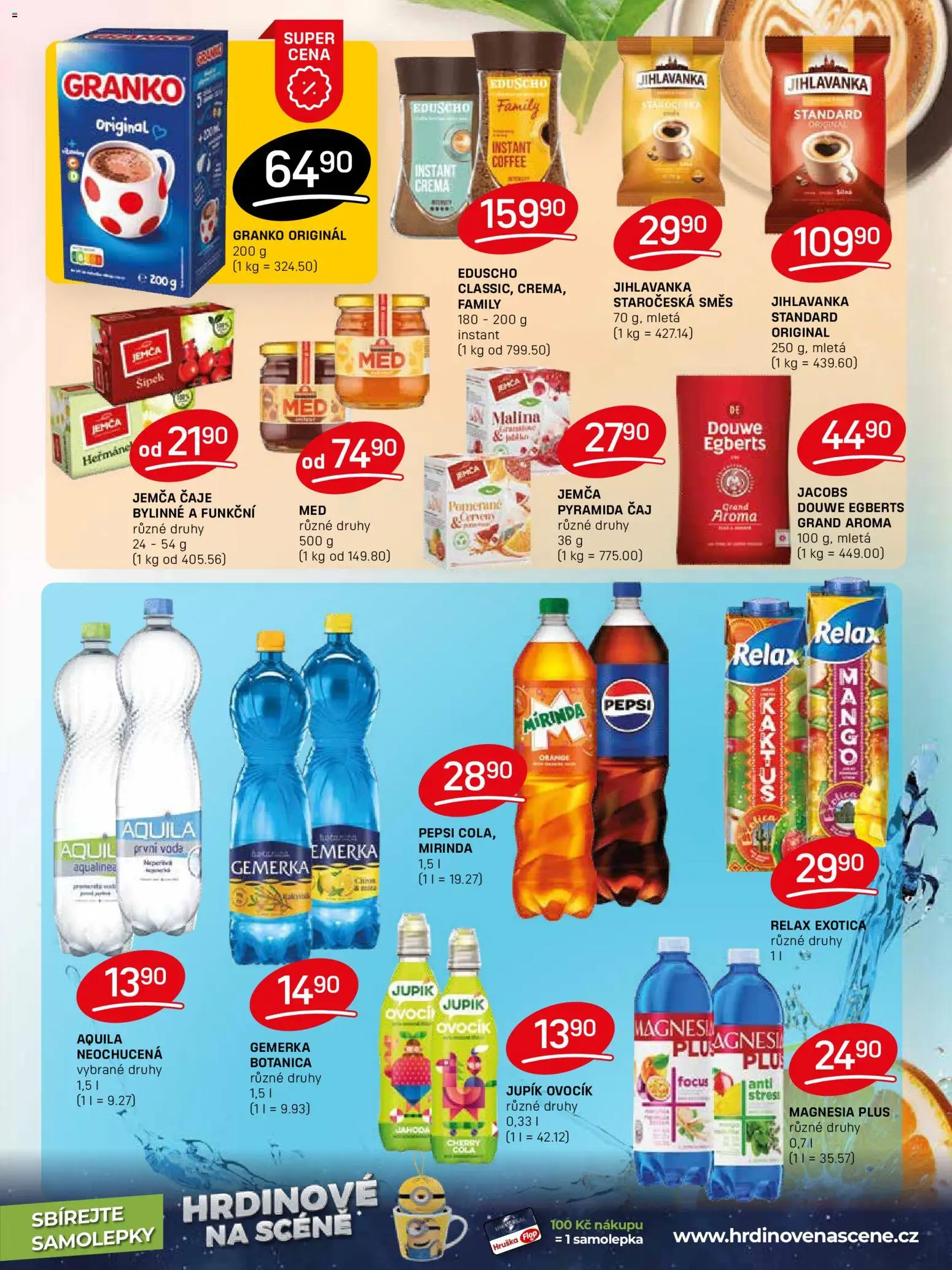 Flop leták od 05.11.2025 | Strana: 9 | Produkty: Čaj, Mirinda, Jihlavanka, Douwe Egberts