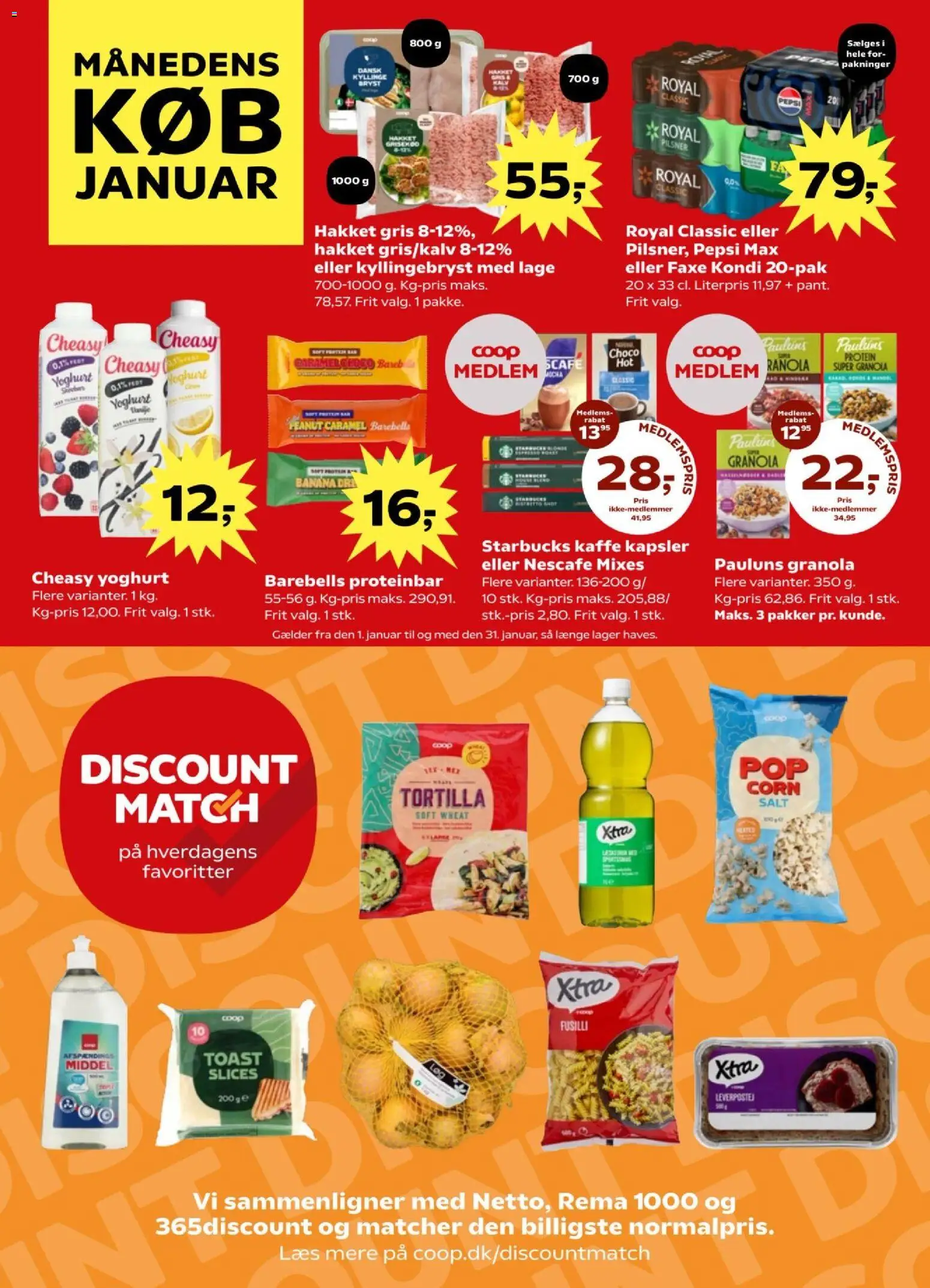 Kvickly tilbudsavis – gyldig fra 09.01.2026 | Side: 6 | Produkter: Yoghurt, Salt, Faxe Kondi, Pepsi