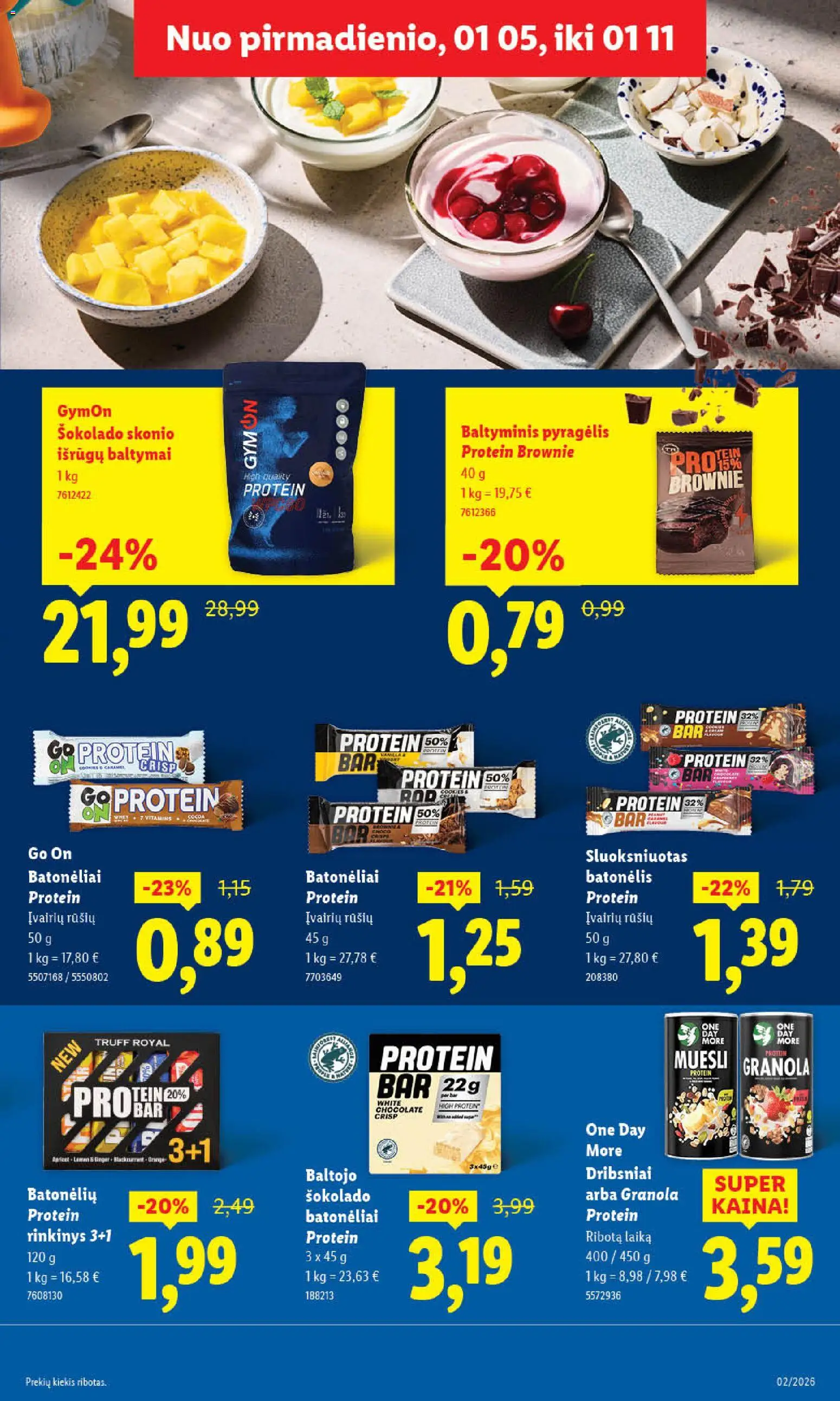LIDL akcijos nuo 05.01.2026 | Puslapis: 15 | Prekių: Dribsniai