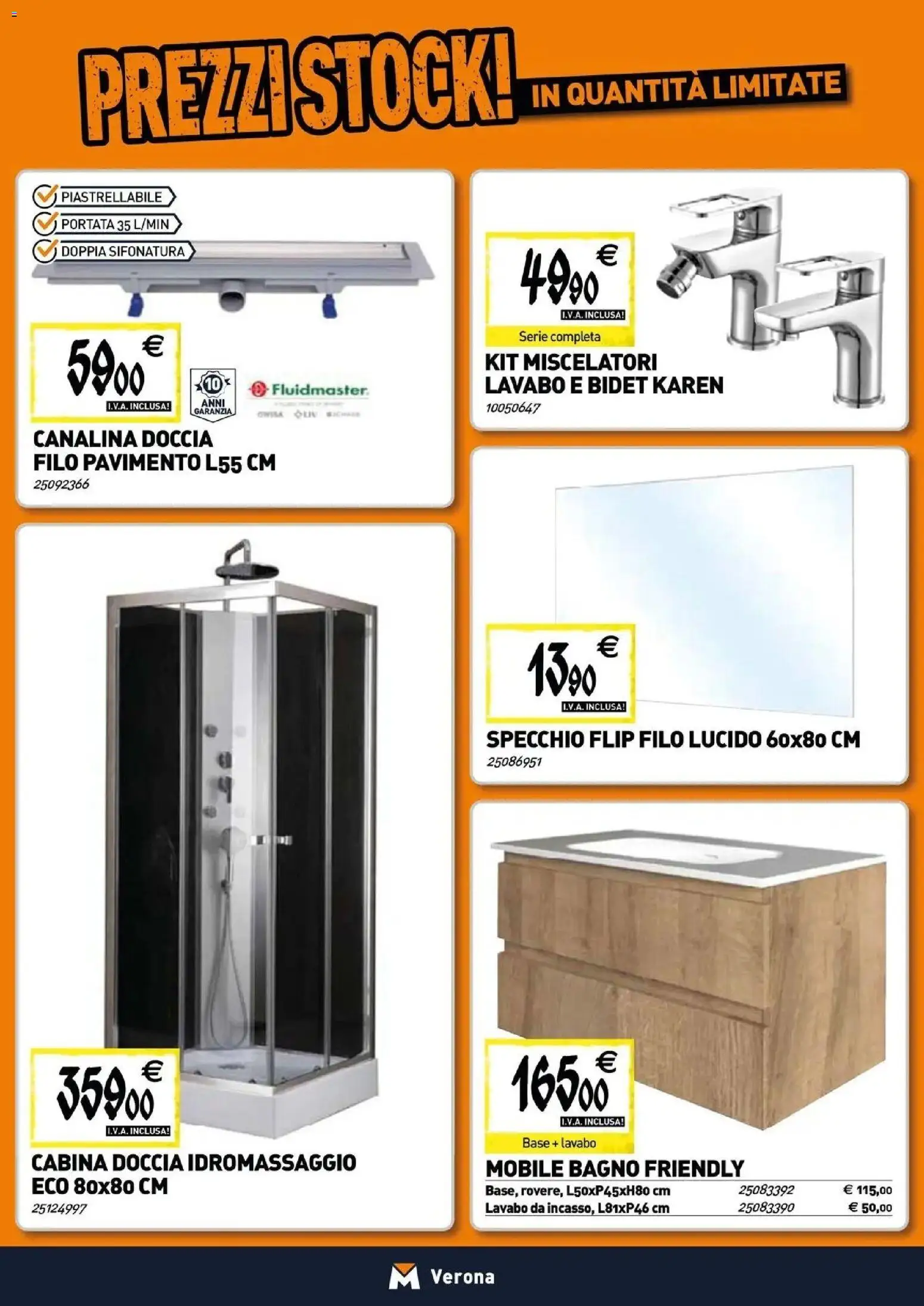 Volantino TECNOMAT del 19.02.2026 | Pagina: 3 | Prodotti: Mobile, Bagno, Doccia, Specchio