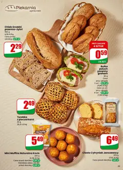 Pogląd oferty "Bułka paluch pszenny graham, 80 g roll" - ważna od 31.12.2025 | Strona: 33