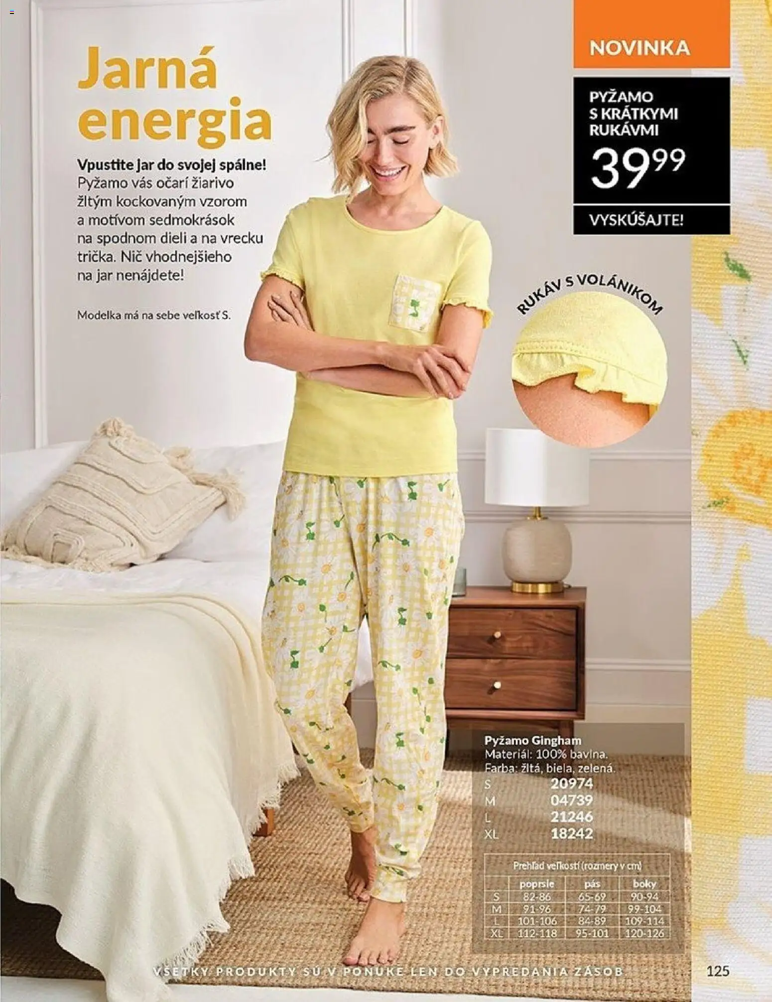 Nové Avon akcie – leták je platný od 01.04.2026 | Strana: 125 | Produkty: Pyžamo, Jar