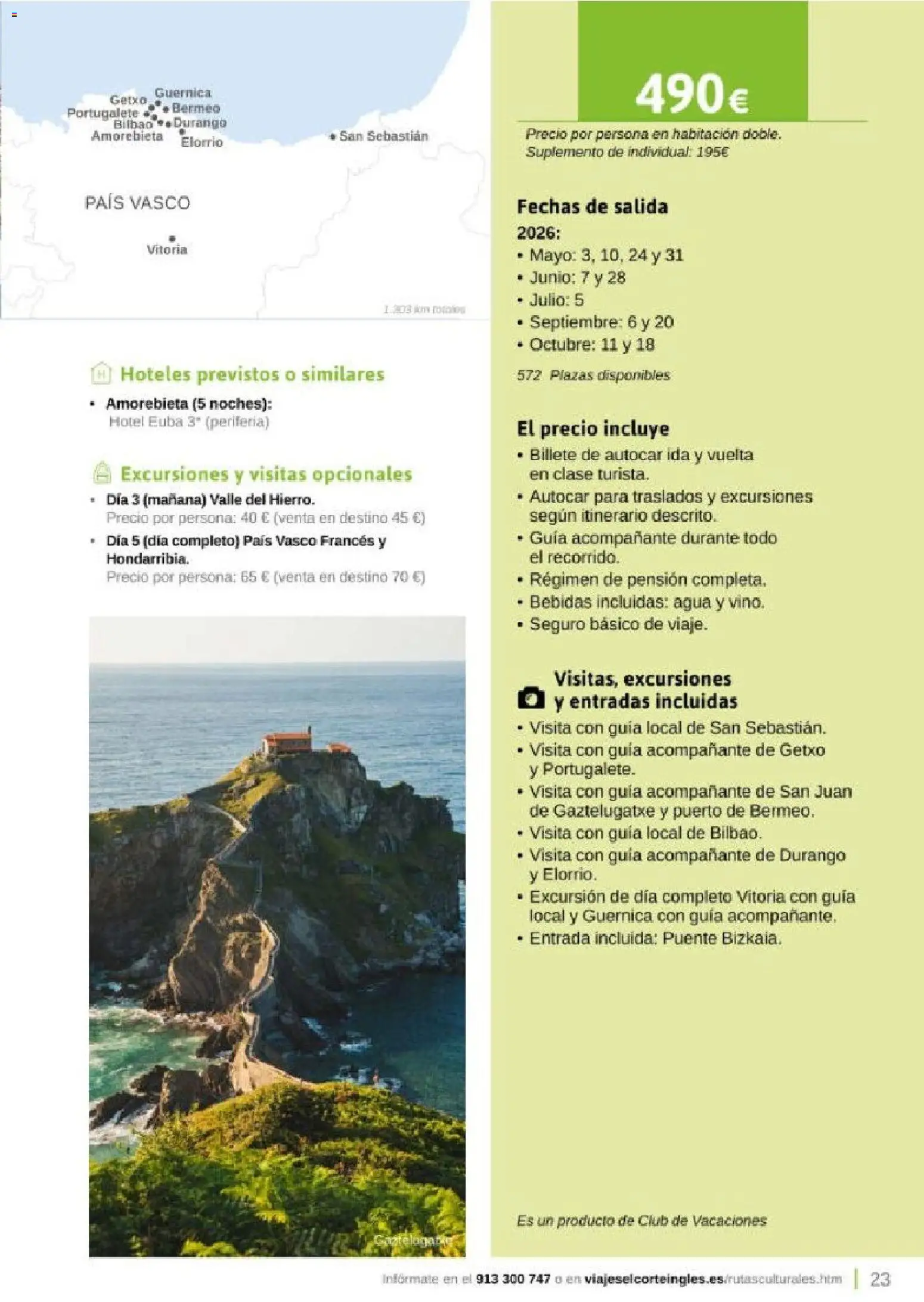 Viajes El Corte Inglés Rutas Culturales de la Comunidad de Madrid │ válido desde el 01.04.2026 | Página: 23