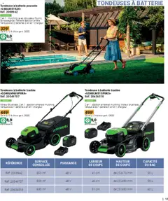 Gamm vert - Prévisualisation de Gamm vert catalogue valide à partir de 05.03.2025 | Page: 11 | Produits: Tondeuse, Batterie