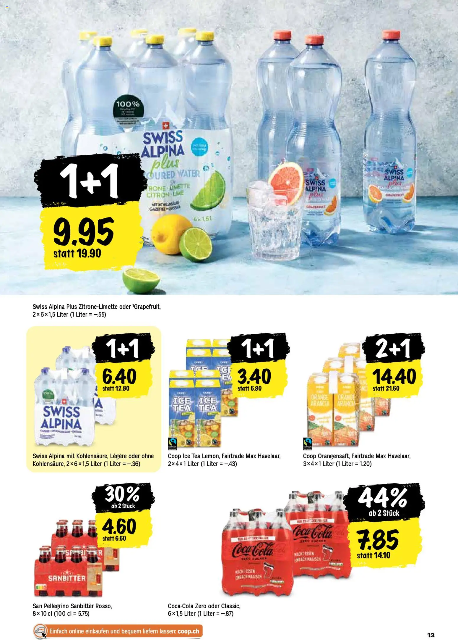 Coop Aktionen – gültig ab 08.01.2026 | Seite: 13 | Produkte: Coca Cola, Limette