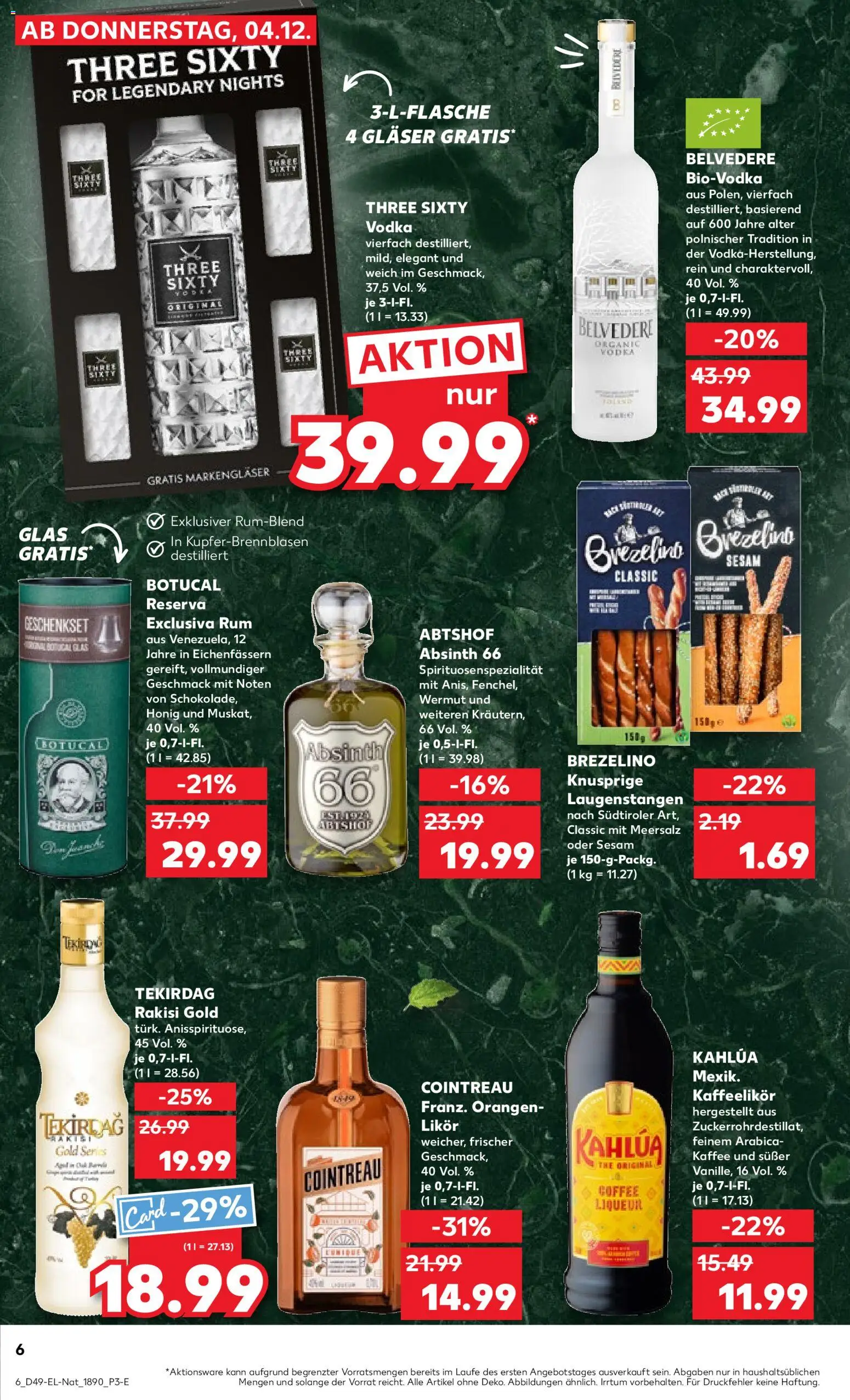 Kaufland prospekt Völklingen	 – gültig ab 04.12.2025 | Seite: 6 | Produkte: Kaffee, Likör, Rum, Vodka