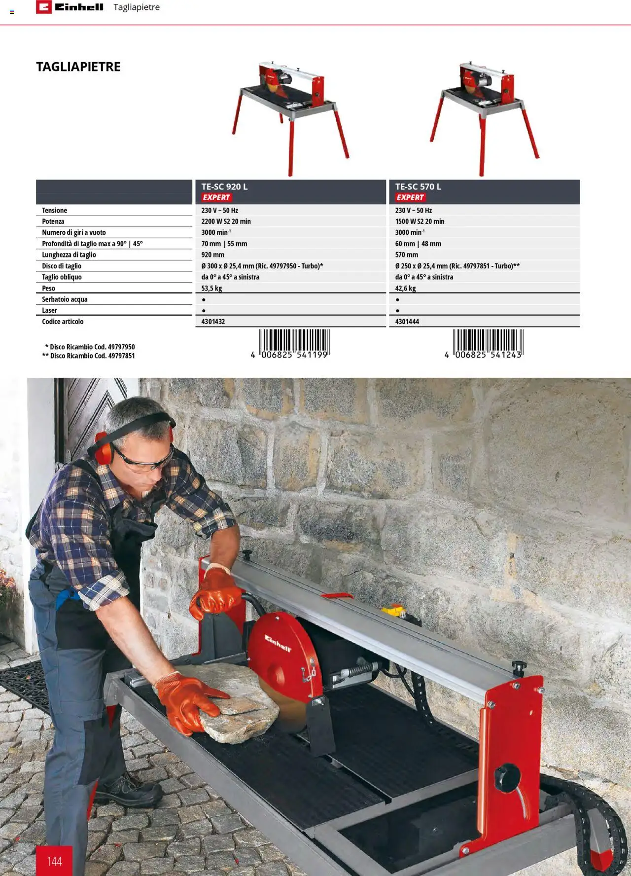 Volantino Einhell del 06.02.2025 | Pagina: 144 | Prodotti: Acqua, Disco