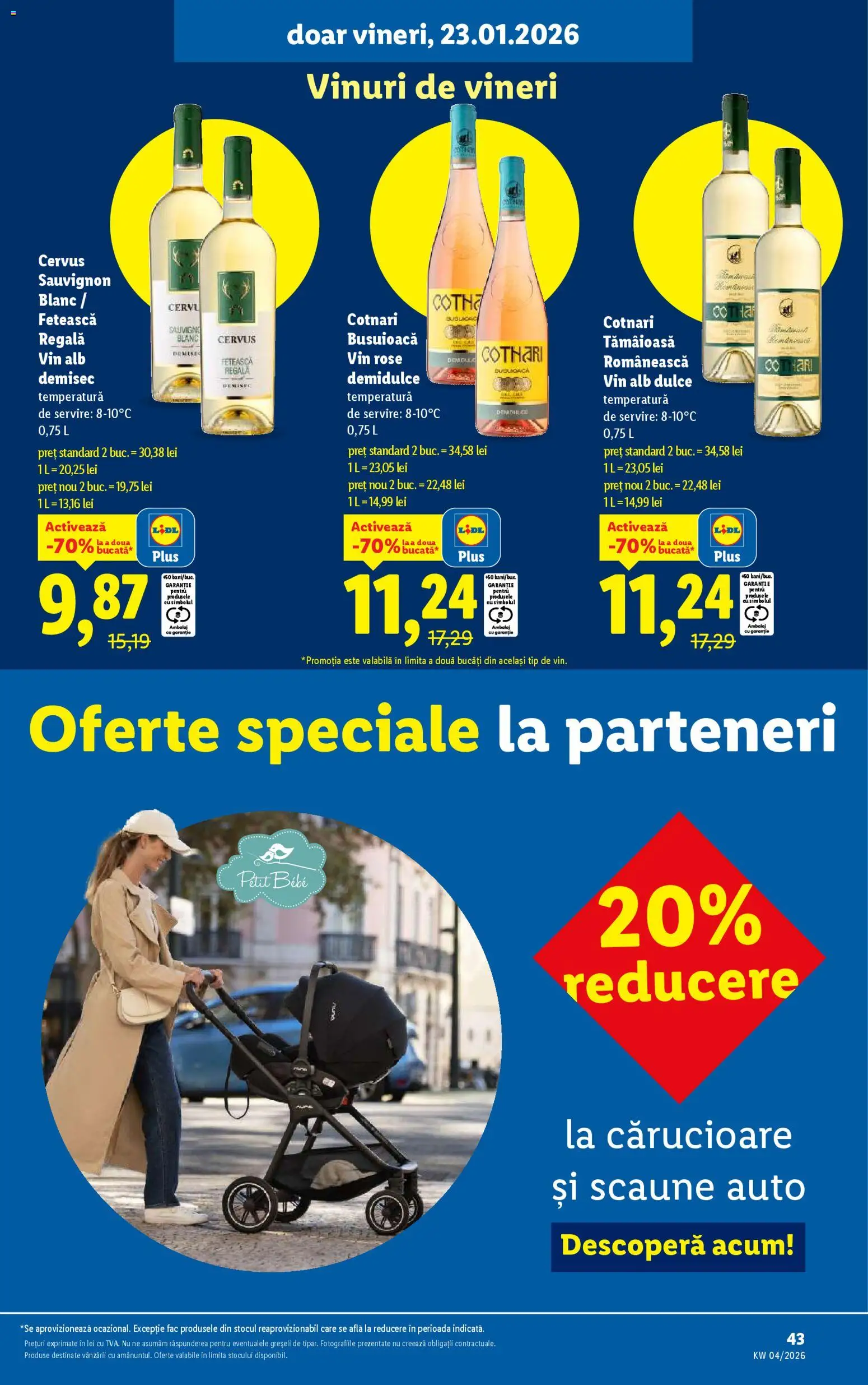 Noul catalog Lidl – valabil de la 19.01.2026 | Pagină: 43 | Produse: Vin