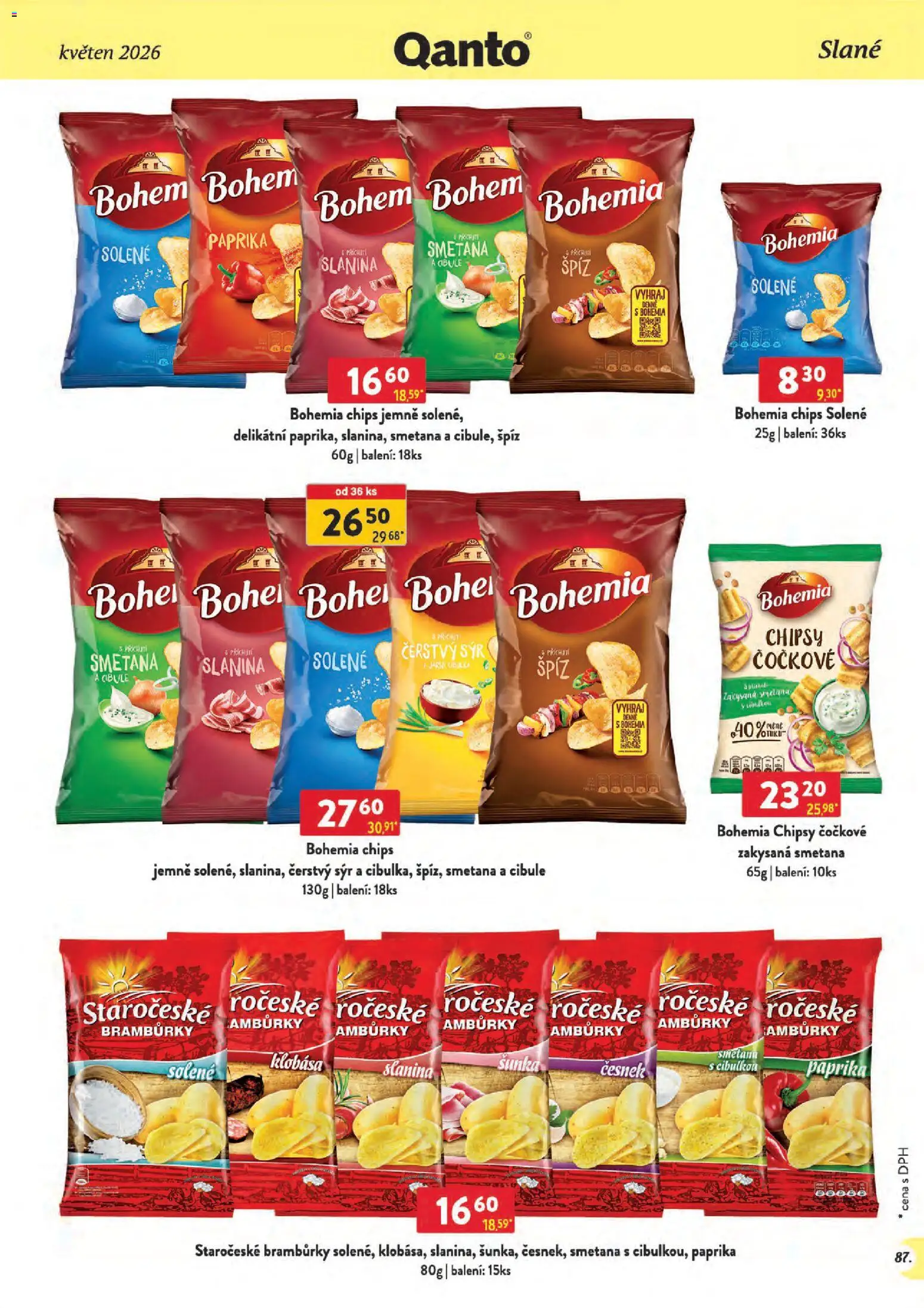 Astur & Qanto leták - Velkoobchod 05/2026 od 01.05.2026 | Strana: 87 | Produkty: Špíz, Smetana, Paprika, Slanina