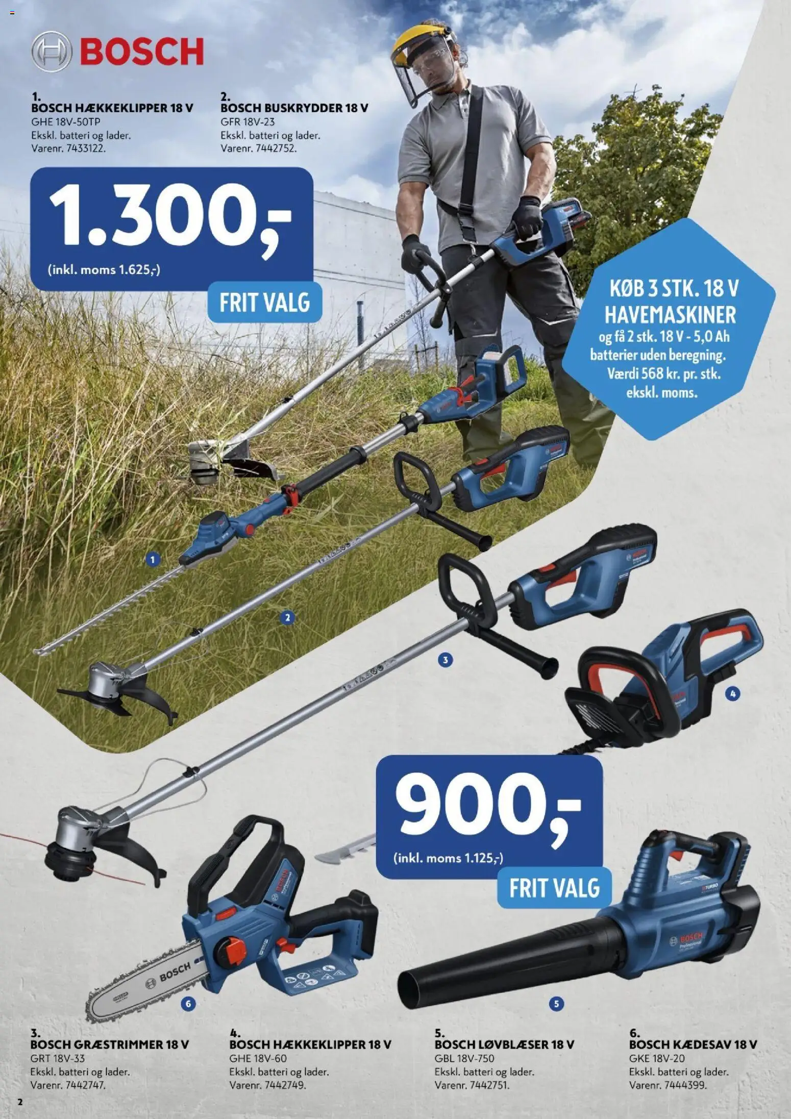 Davidsen tilbudsavis – gyldig fra 23.03.2026 | Side: 2 | Produkter: Batterier, Batteri