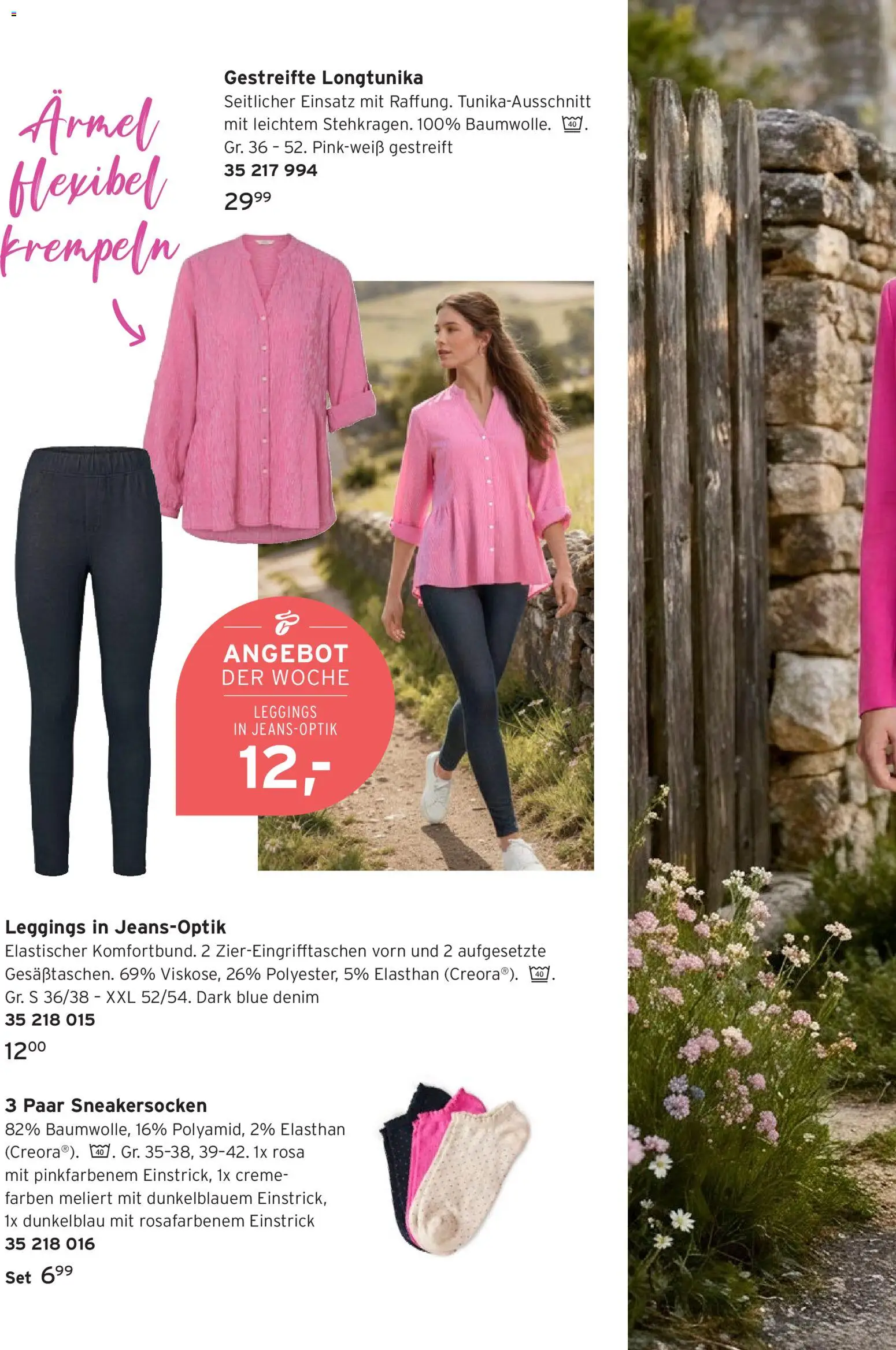 Prospekt Tchibo Style in voller Blüte – gültig ab 01.04.2026 | Seite: 8 | Produkte: Creme, Leggings