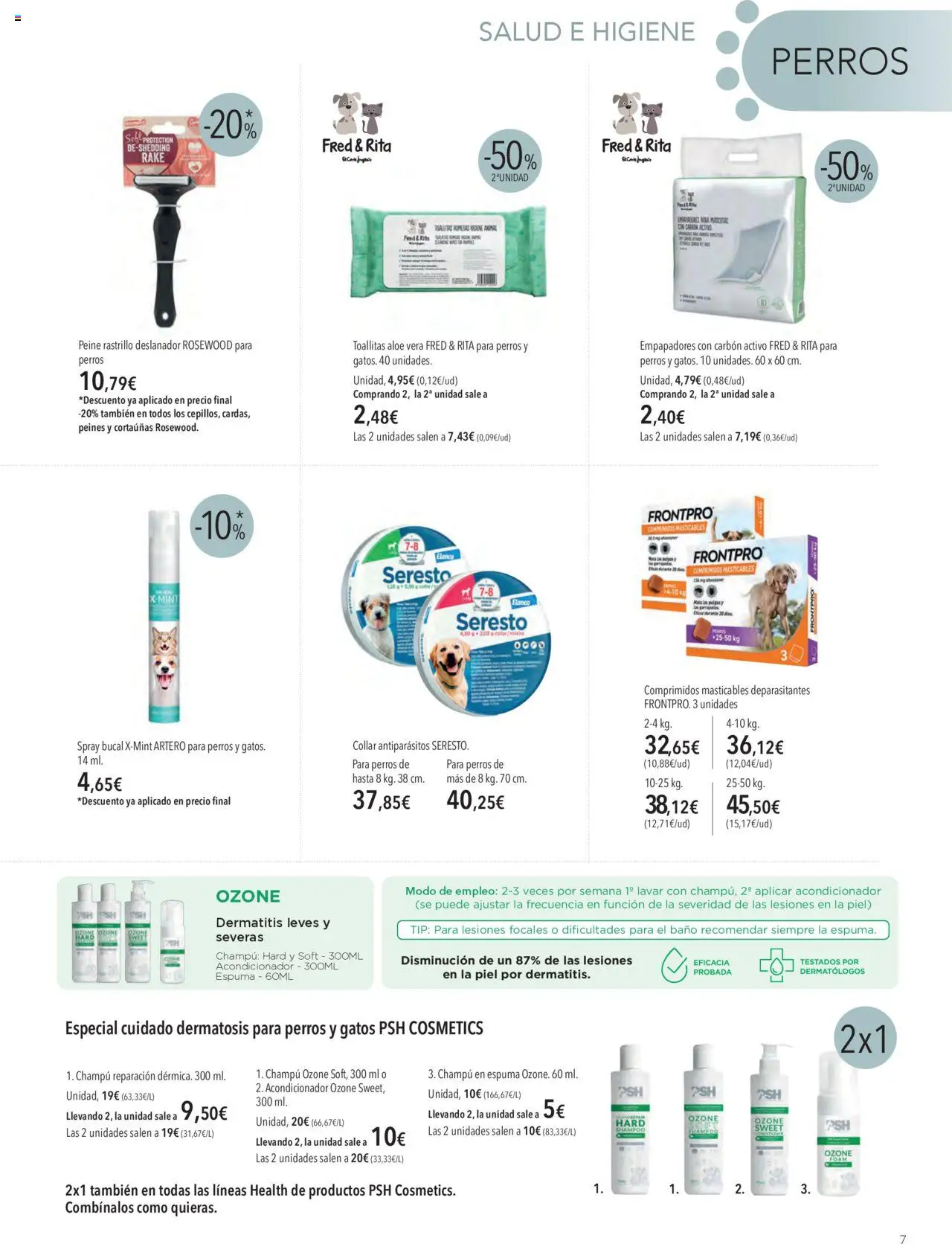 El Corte Inglés ofertas │ válido desde el 01.10.2025 | Página: 7 | Productos: Champú, Acondicionador, Rastrillo, Baño