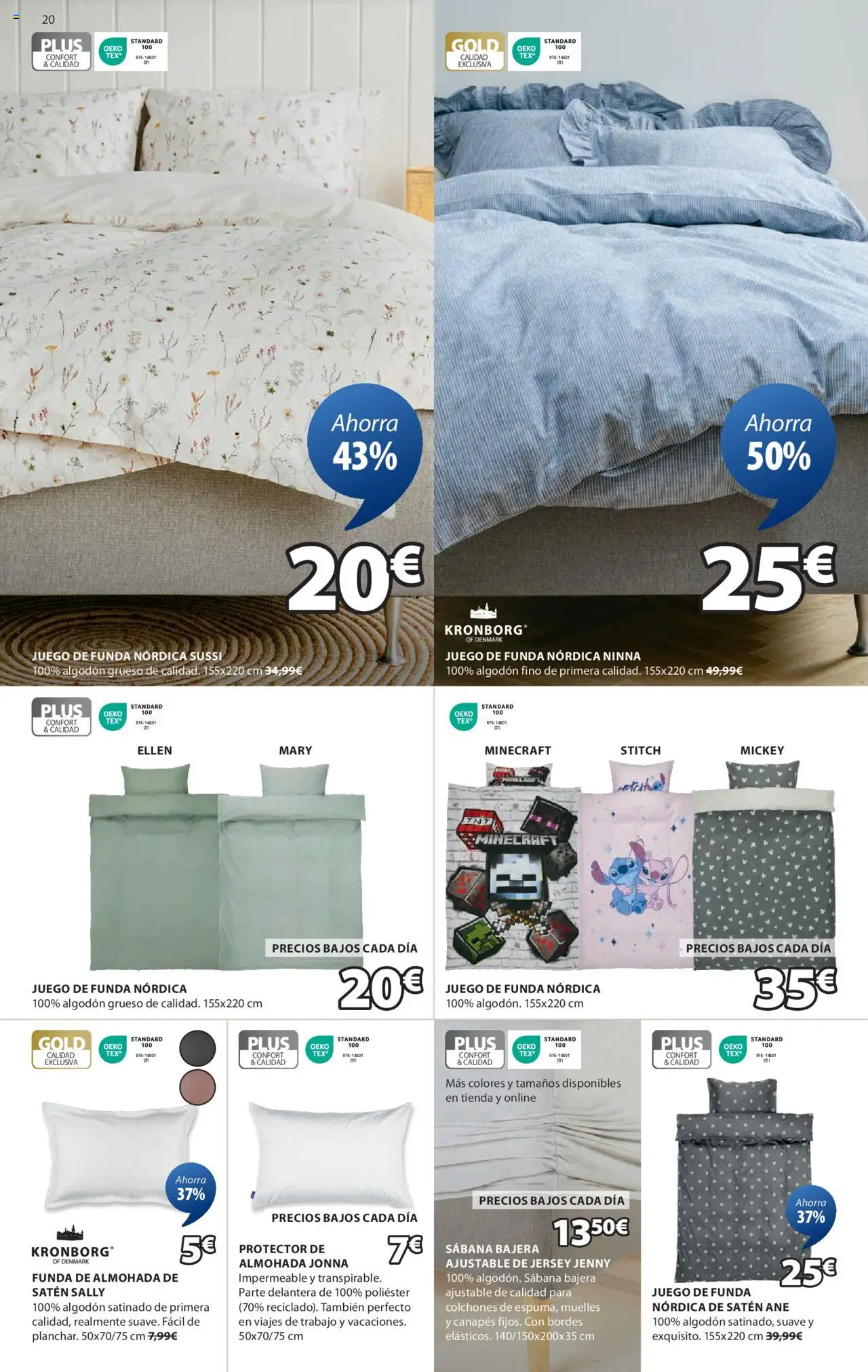 JYSK Grandes ofertas │ válido desde el 03.06.2025 | Página: 21 | Productos: Funda, Almohada