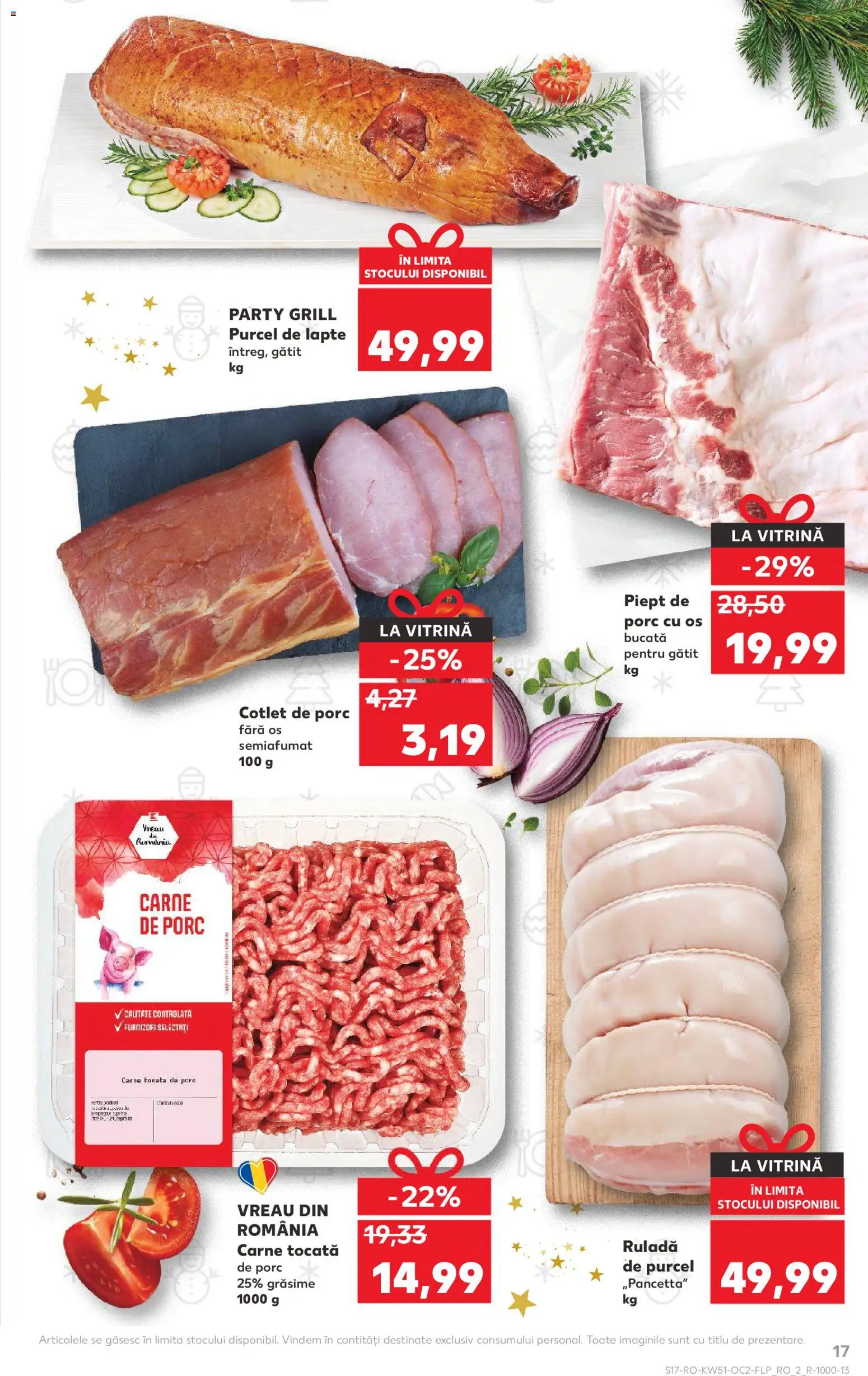 Noul catalog Kaufland – valabil de la 17.12.2025 | Pagină: 17 | Produse: Lait de coco, Vitrină, Lapte, Carne tocată