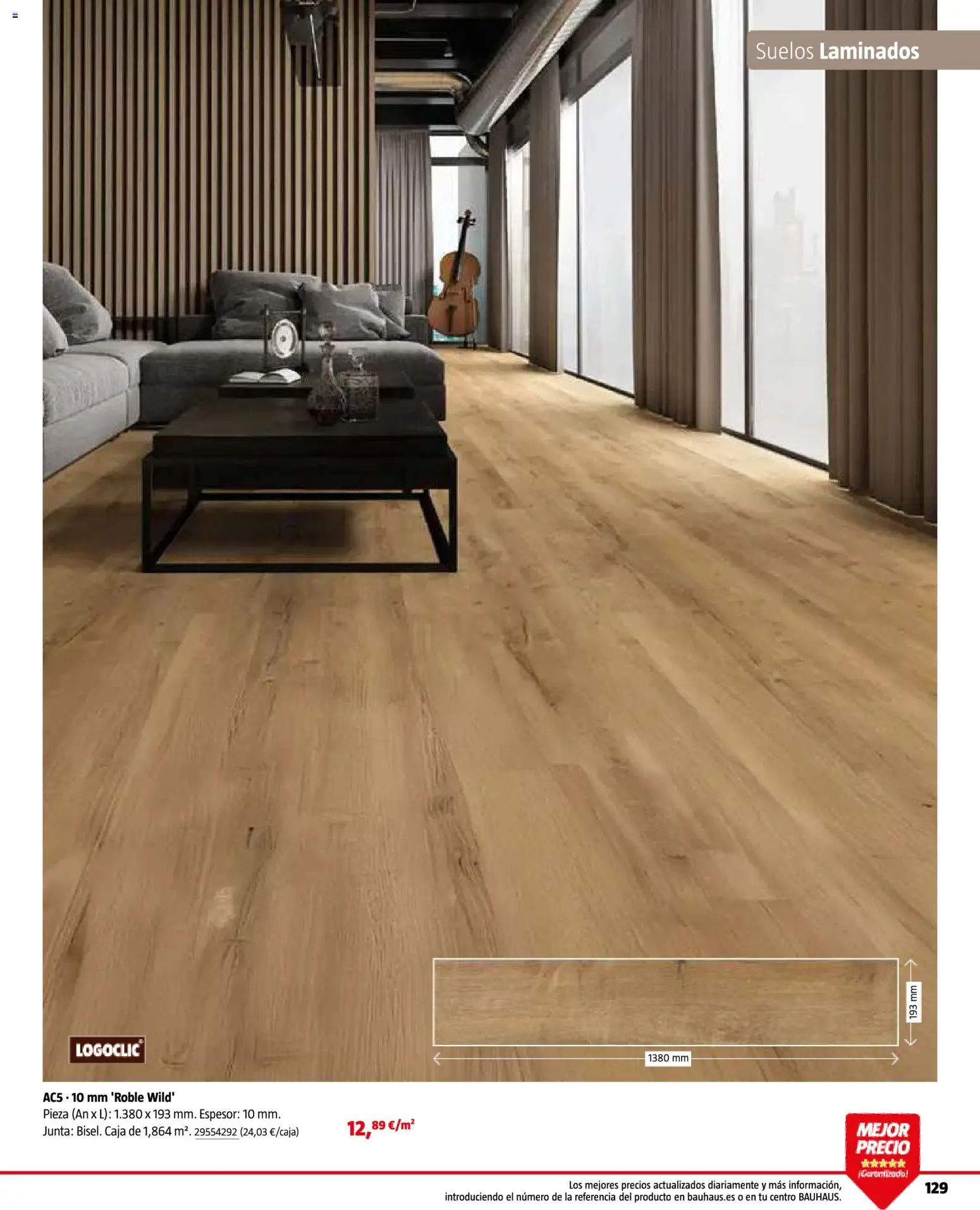 Bauhaus - Suelos y revestimientos │ válido desde el 24.02.2026 | Página: 129 | Productos: Caja