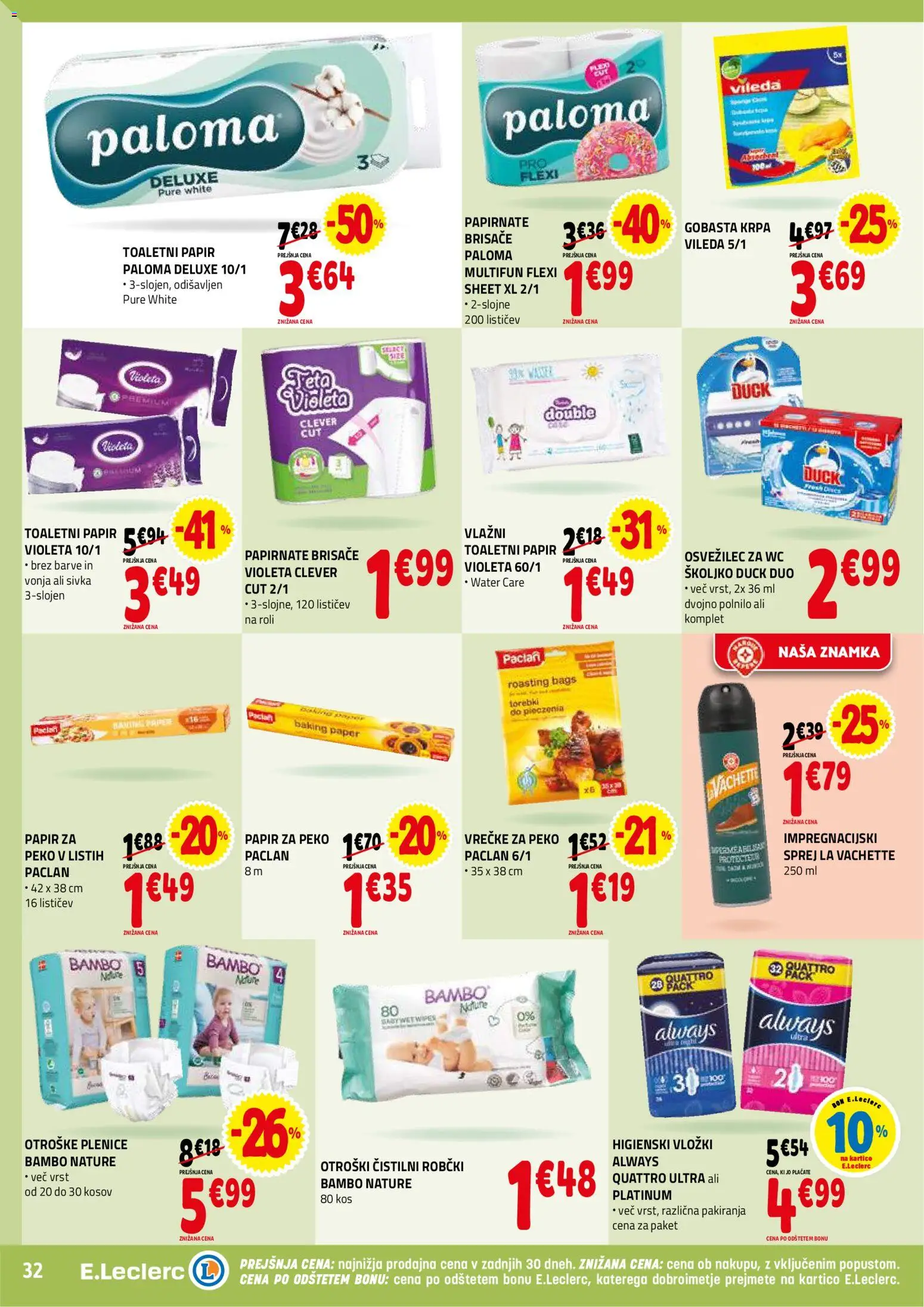 Novi E.leclerc katalog ponudbe – veljaven od 19.11.2025 | Stran: 32