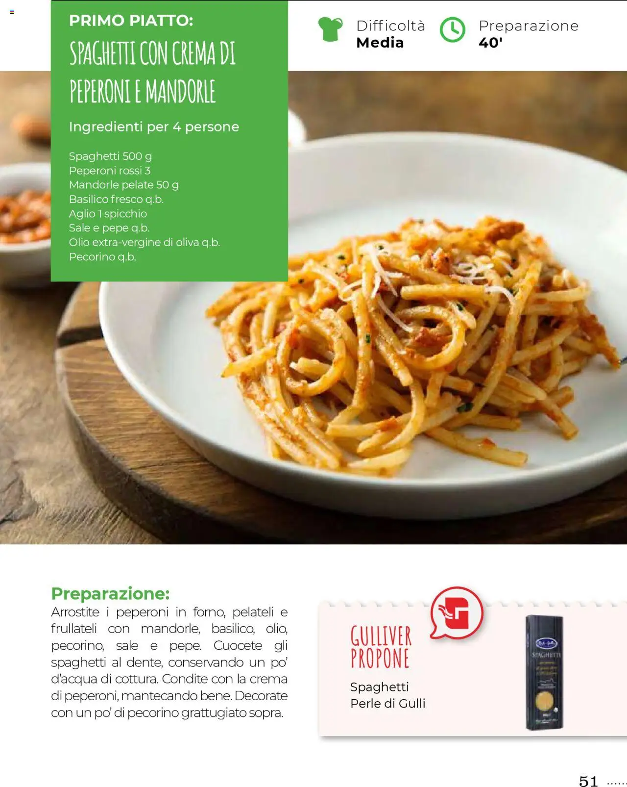 Volantino Gulliver del 01.09.2025 | Pagina: 51 | Prodotti: Pepe, Olio, Basilico, Pecorino