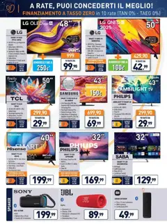 Anteprima del volantino Volantino Unieuro	 valido a partire dal 15.12.2025 | Pagina: 4 | Prodotti: Telecomando, smart TV, TV, Batteria