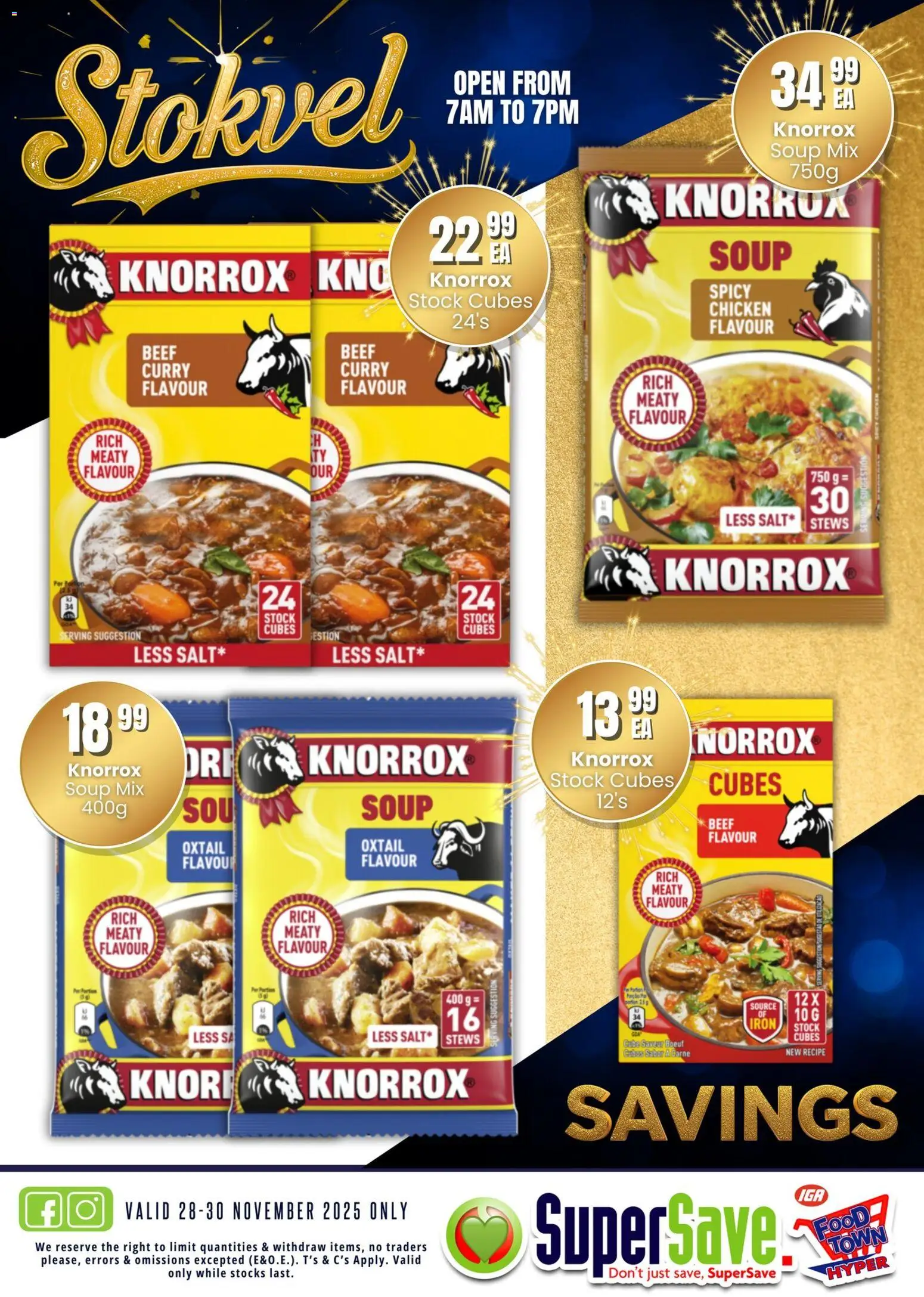 New Super Save catalogue – valid from 28.11.2025 | Page: 33 | Products: Iron, Beef, Soup, Stock