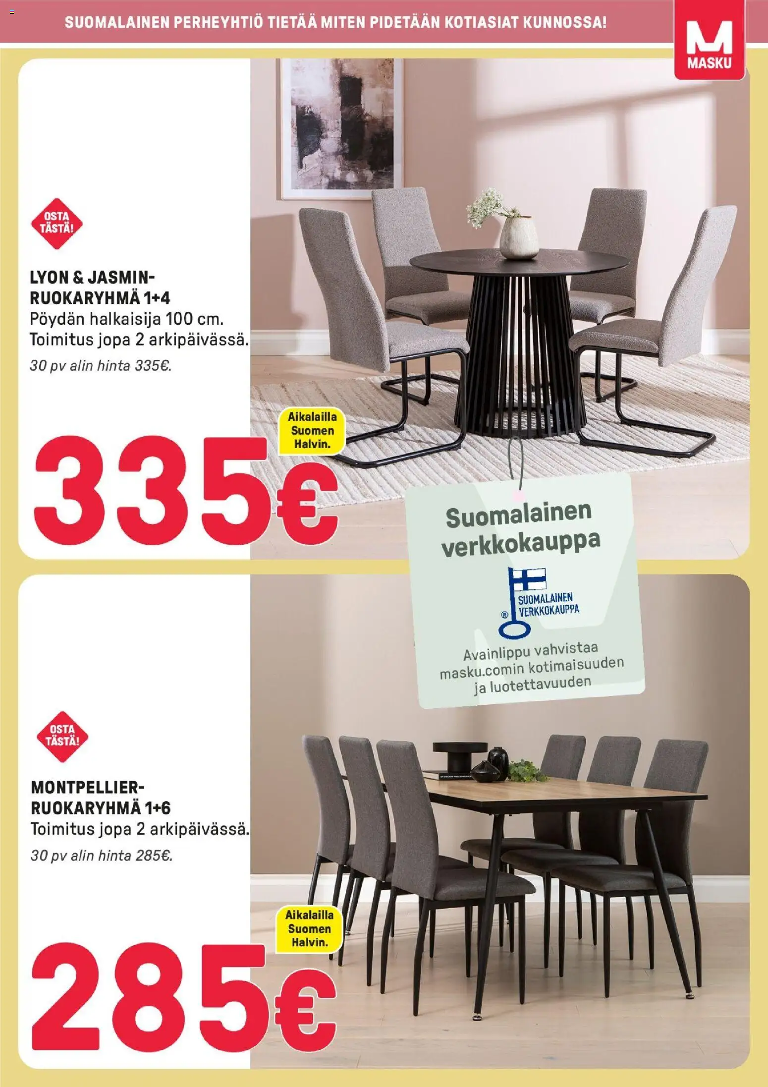 Masku tarjoukset – voimassa 08.04.2026 alkaen | Sivu: 15 | Tuotteet: Ruokaryhmä