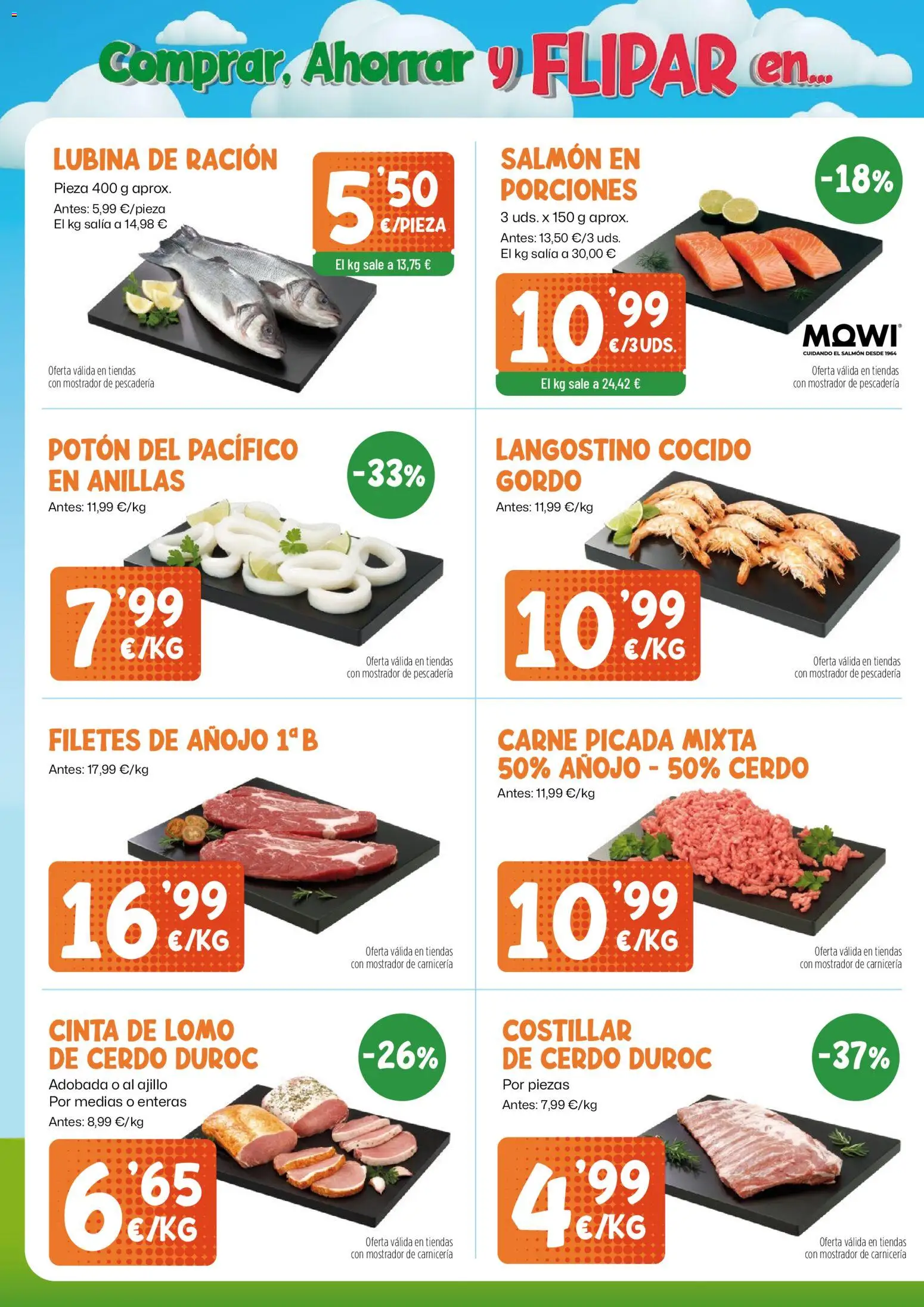AhorraMas folleto │ válido desde el 23.04.2026 | Página: 2 | Productos: Medias, Cerdo, Langostino