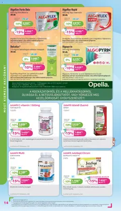 Kulcs Patika Akciós újság - amely érvényes a következő dátumtól: 01.10.2025 | Oldal: 14