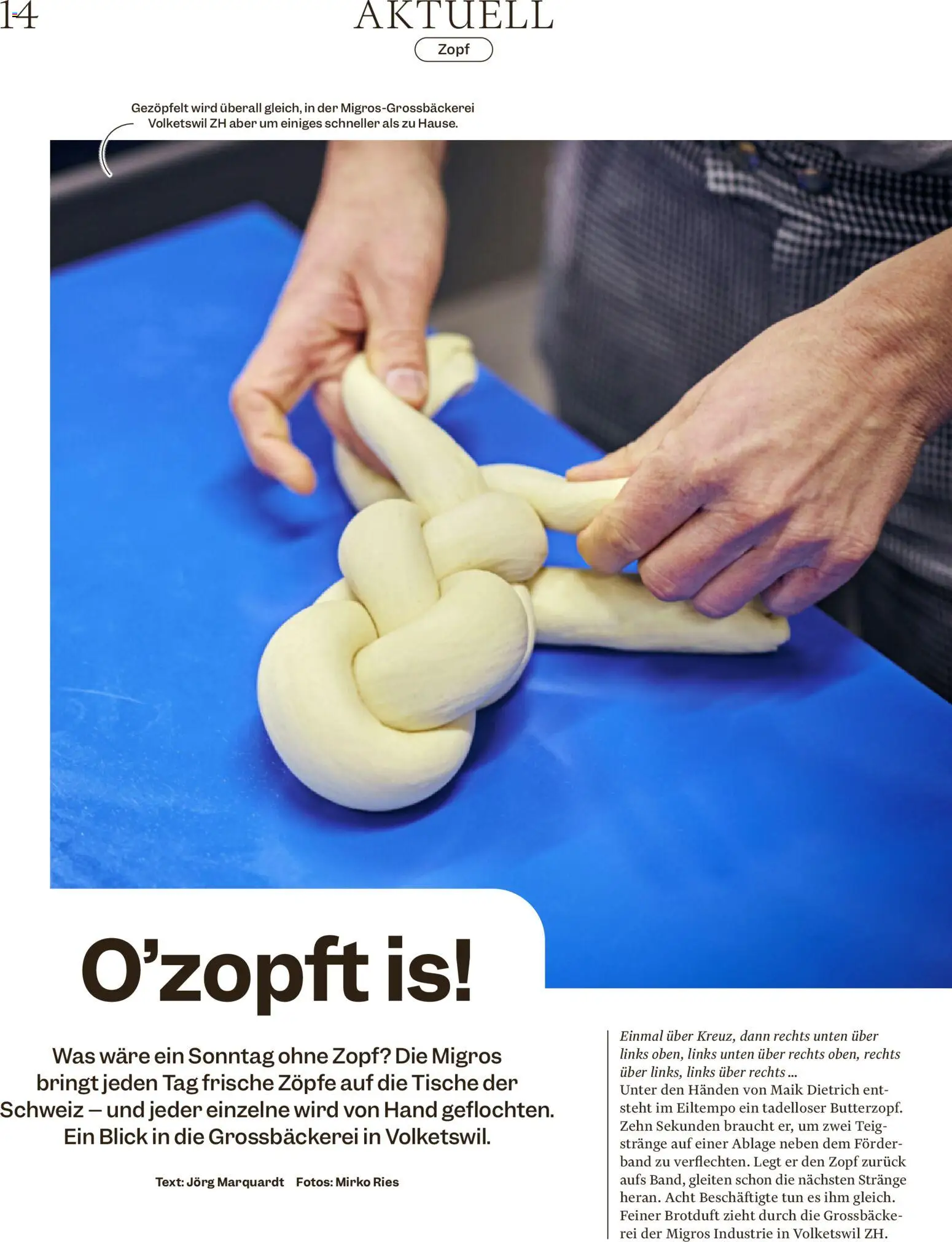 Migros - Magazin – gültig ab 04.02.2026 | Seite: 14
