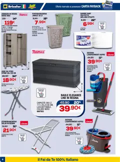 Anteprima del volantino Bricofer volantino valido a partire dal 05.03.2026 | Pagina: 6 | Prodotti: Acqua, TV, Baule, Armadio