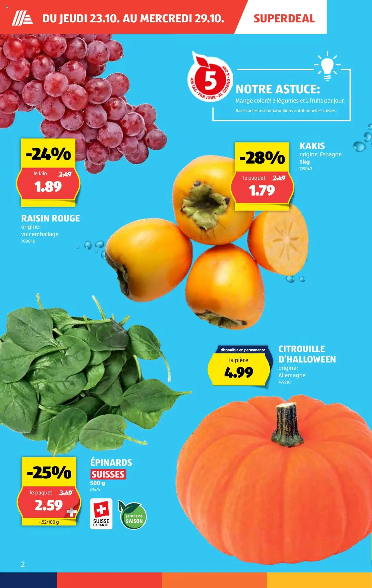 Aldi Aktionen FR – gültig ab 23.10.2025 | Seite: 3 | Produkte: Rouge