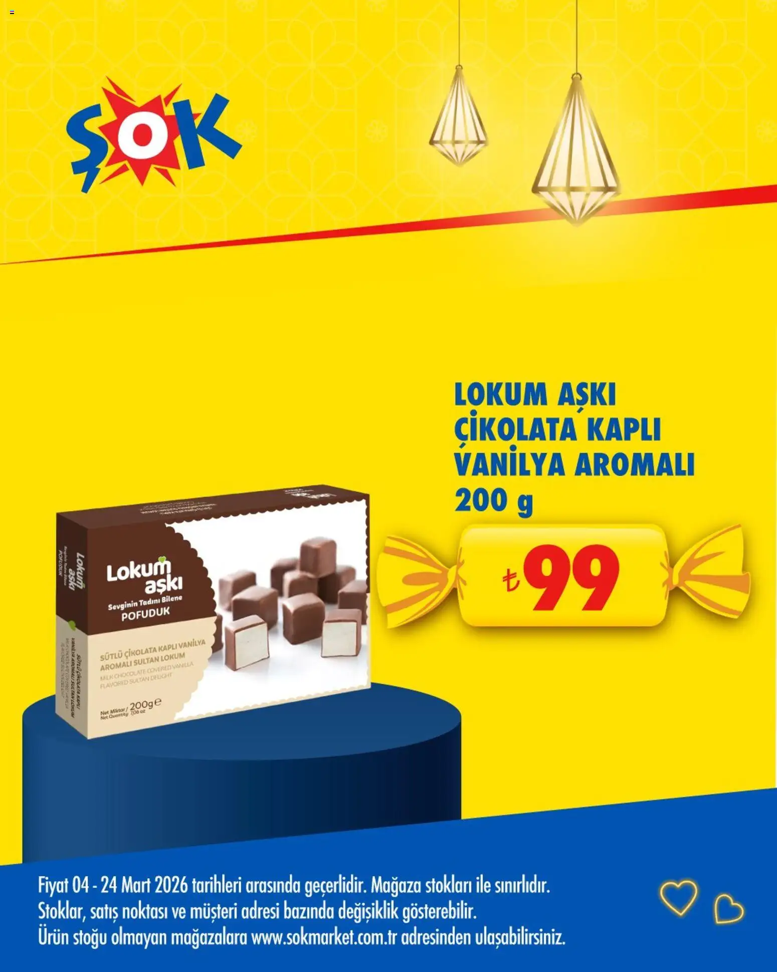 Şok Market İndirim - 04.03.2026 tarihinden itibaren geçerlidir | Sayfa: 18 | Ürünler: Askı, Çikolata
