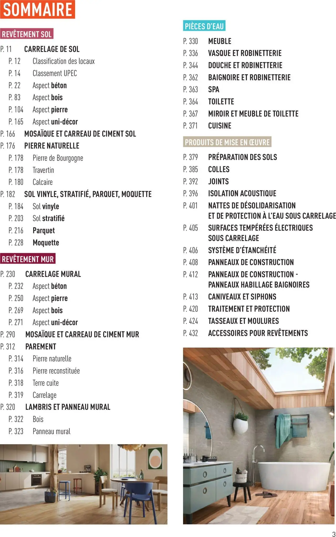  | Page: 3 | Produits: Meuble, Parquet, Baignoire, Douche